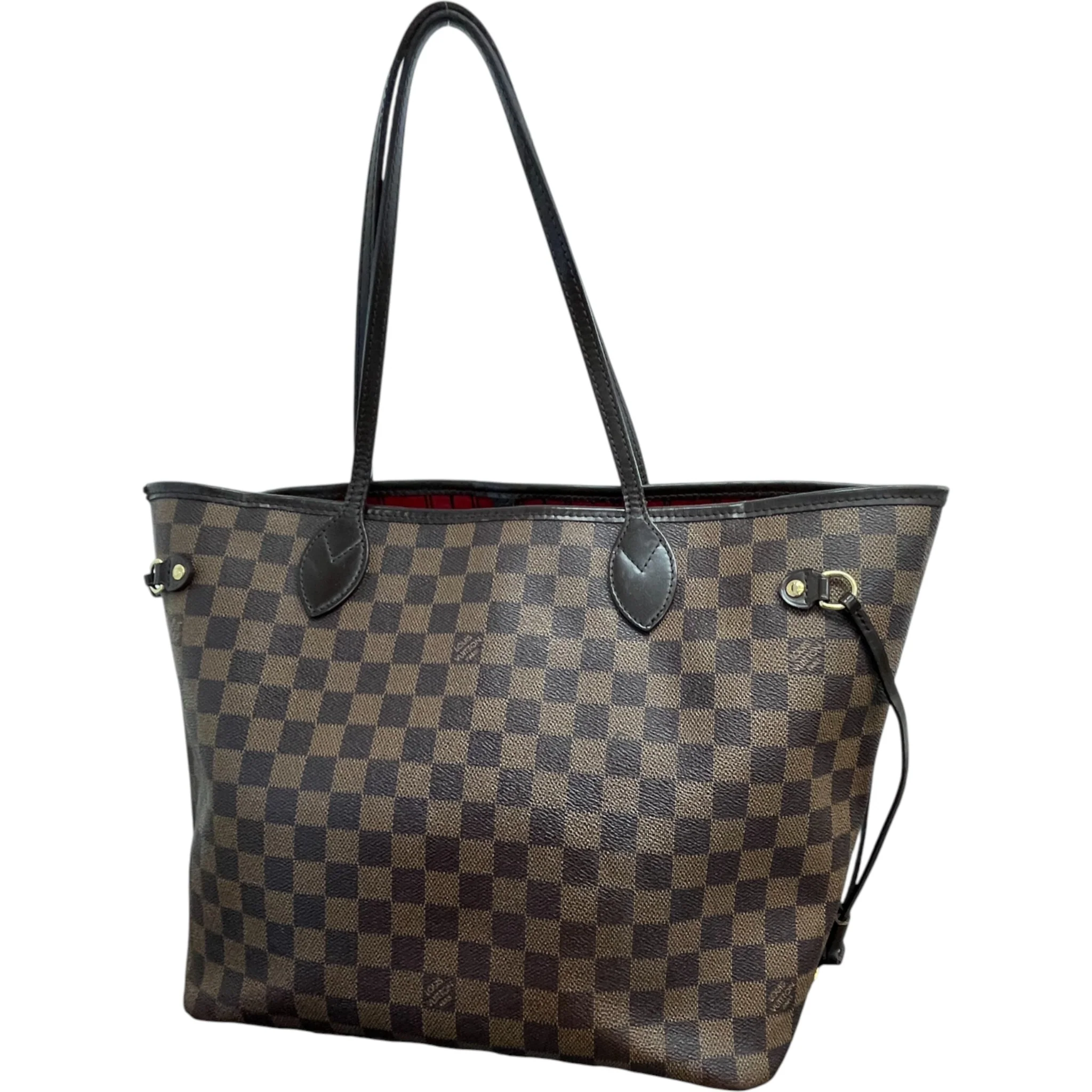 Women's Damier Ebene Neverfull Mm Handbag Brown - Image 8