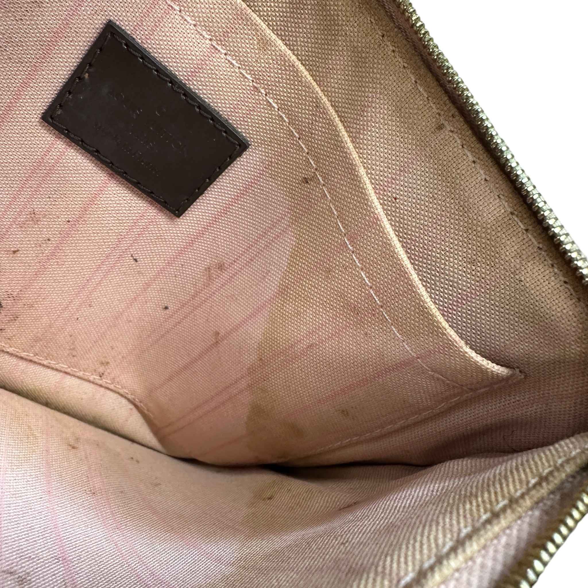 Women's Damier Ebene Pouch Brown - Image 9