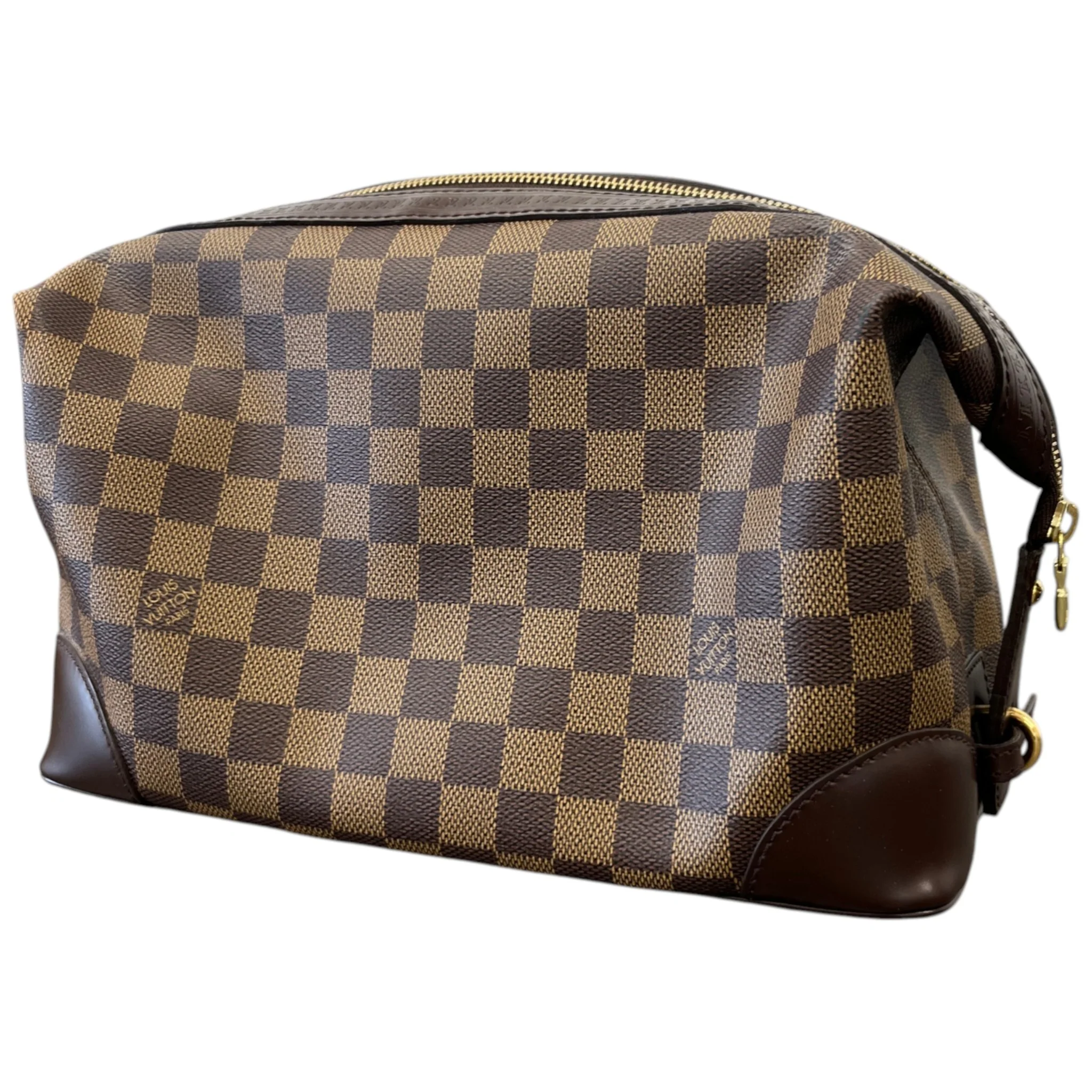 Women's Damier Ebene Vaslav Pouch Brown - Image 4
