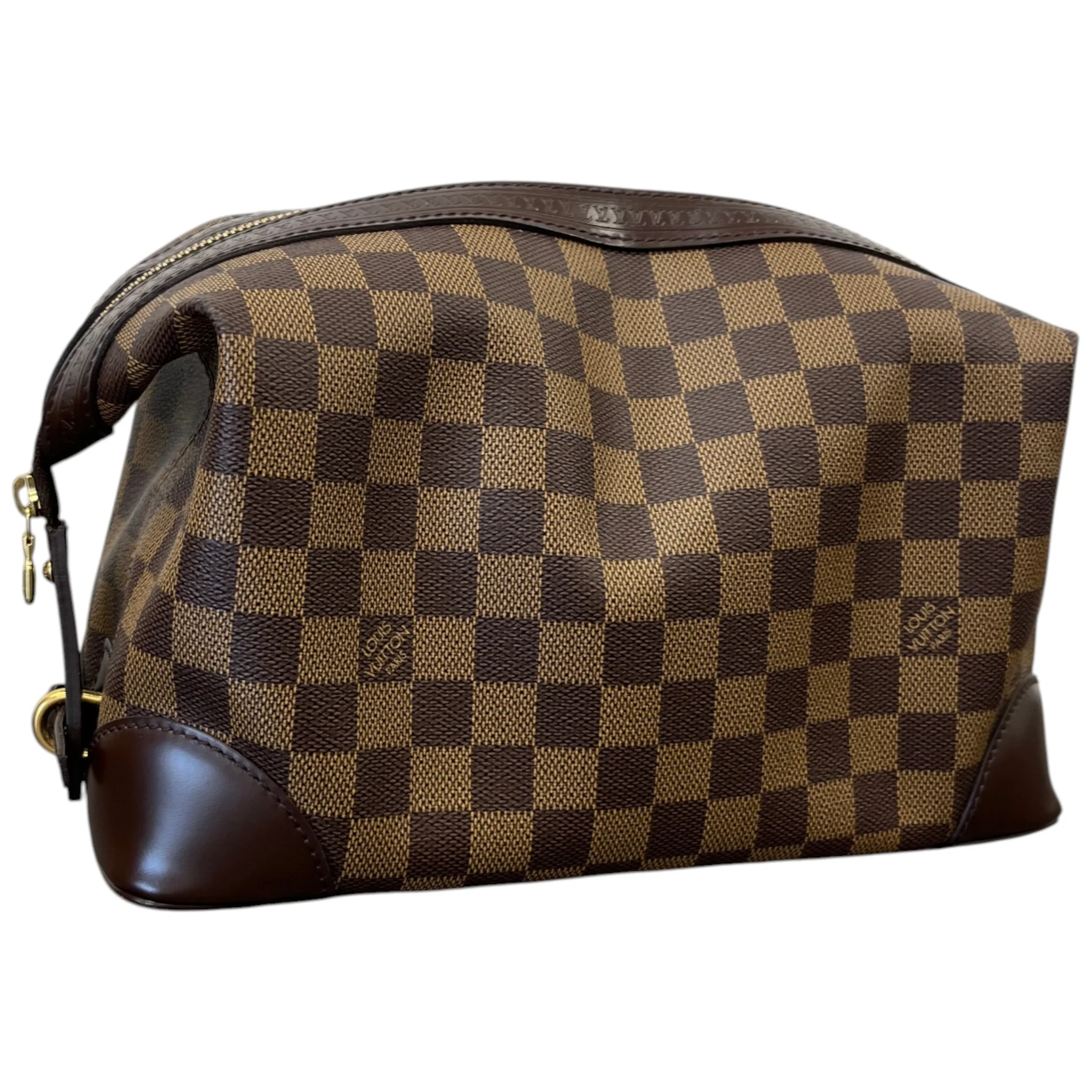 Women's Damier Ebene Vaslav Pouch Brown - Image 8