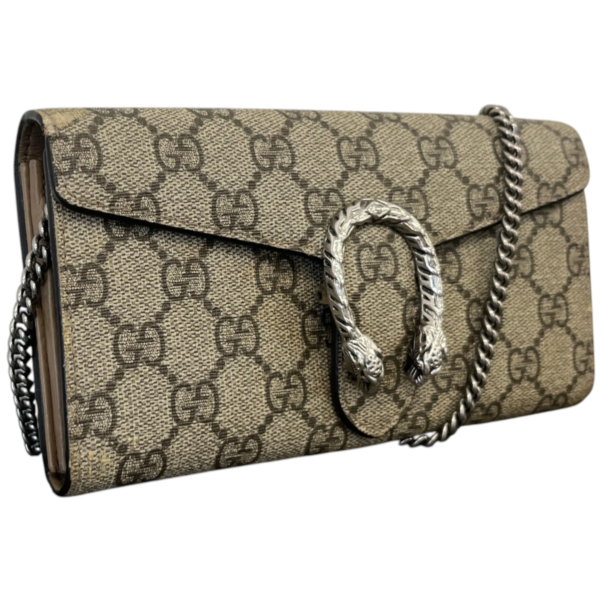 Women's Dionysus Wallet On Chain Bag Beige - Image 4
