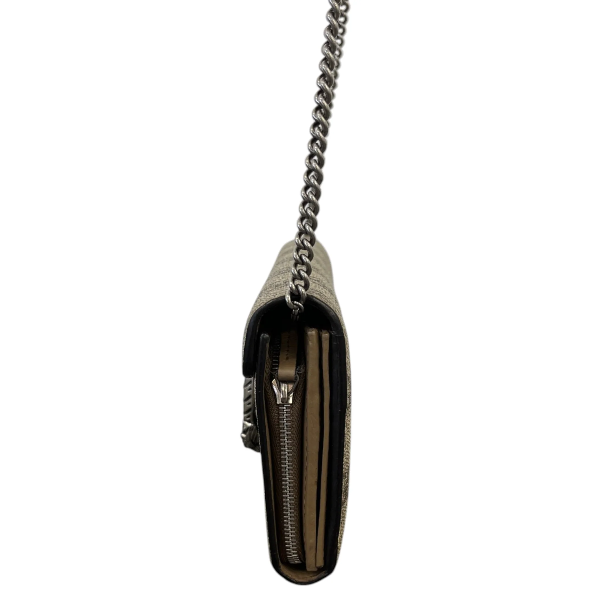 Women's Dionysus Wallet On Chain Bag Beige - Image 6