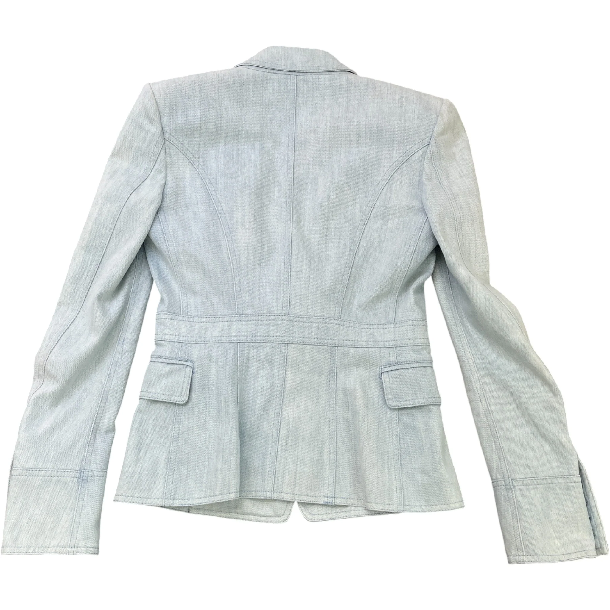 Women's Double Breasted Jacket Blue Size IT 38 / UK 6 - Image 2
