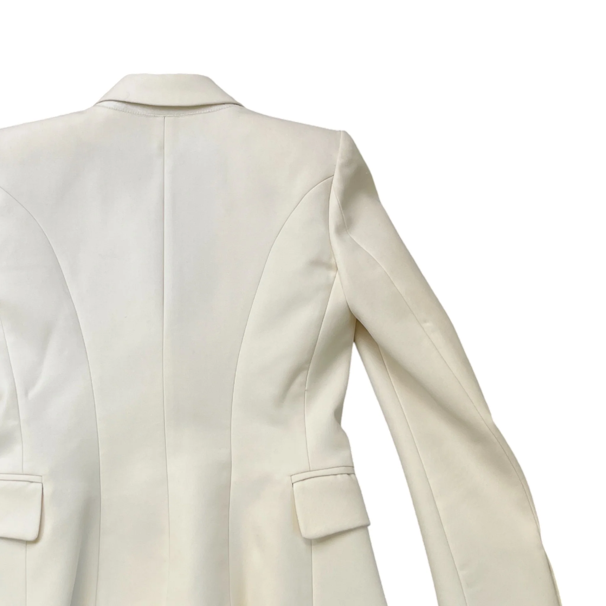 Women's Double Breasted Jacket Cream Size IT 38 / UK 6 - Image 4