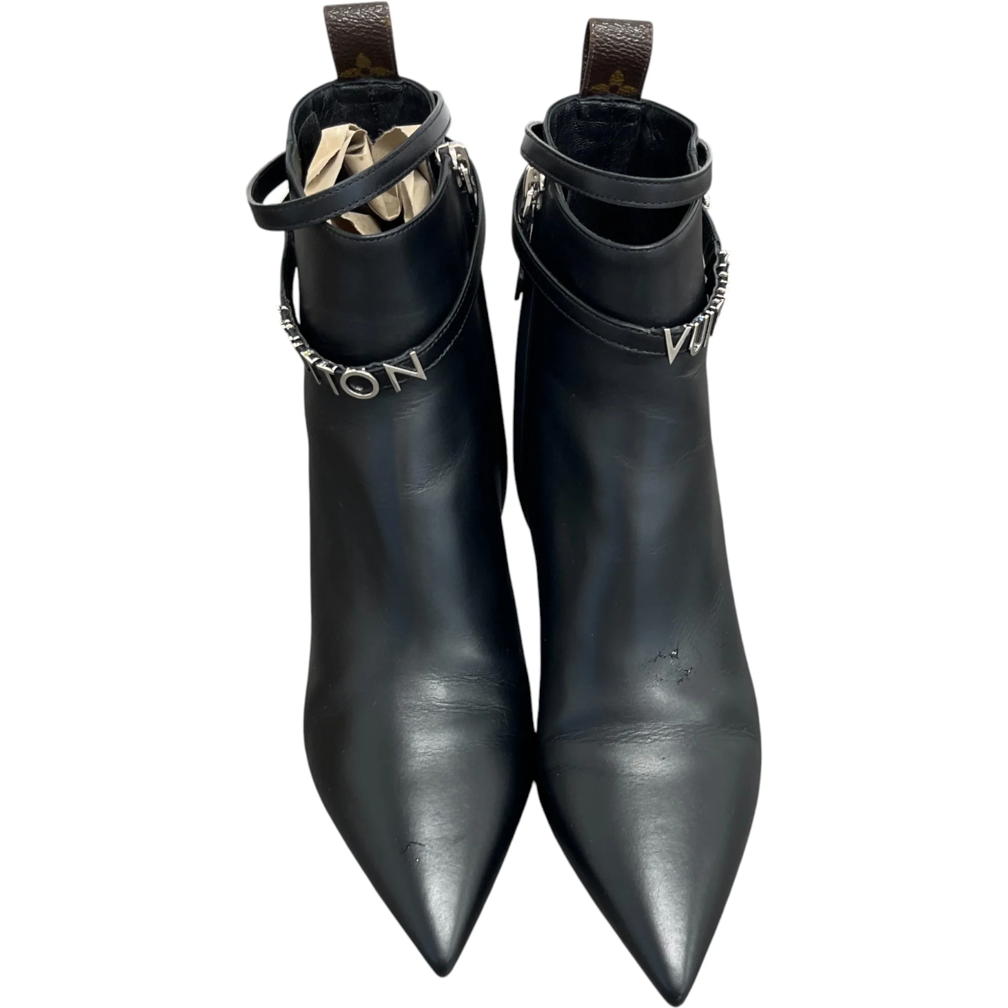 Women's Embellished Ankle Boots Black Size EU 37.5 / UK 4.5 - Image 6