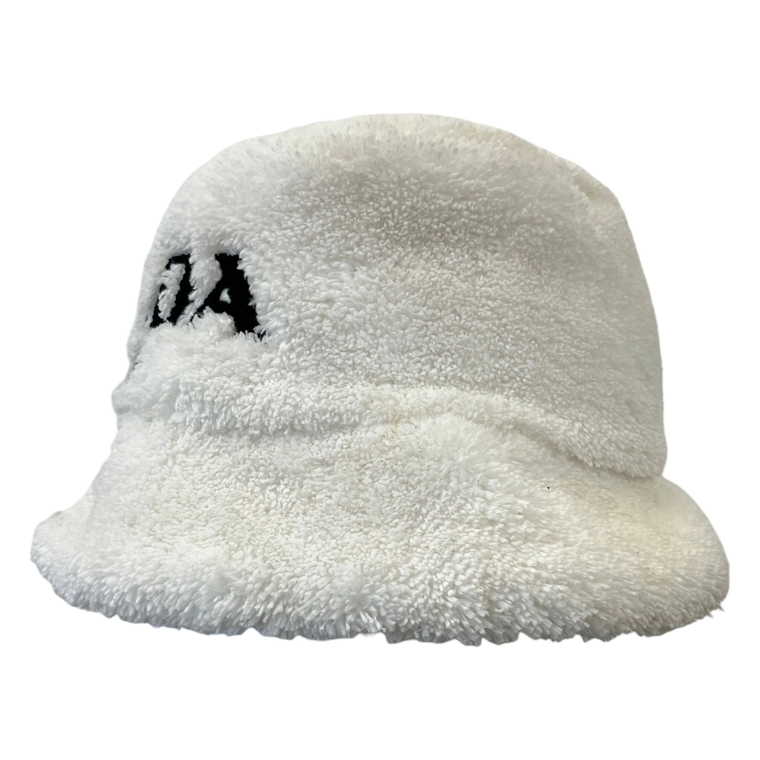 Women's Embroidered Logo Bucket Hat White Size S - Image 5