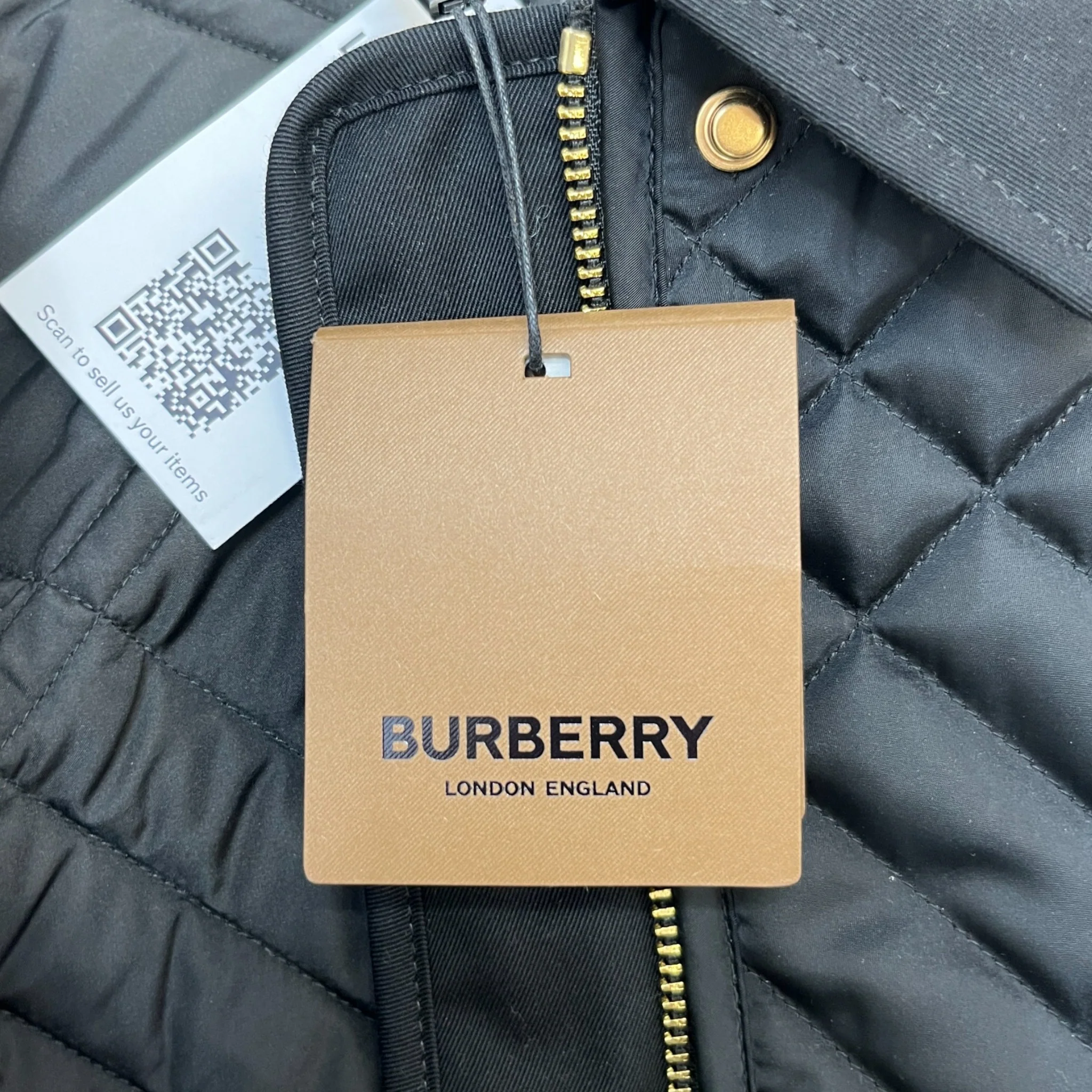 Women's Embroidered Logo Jacket Black Size S - Image 6