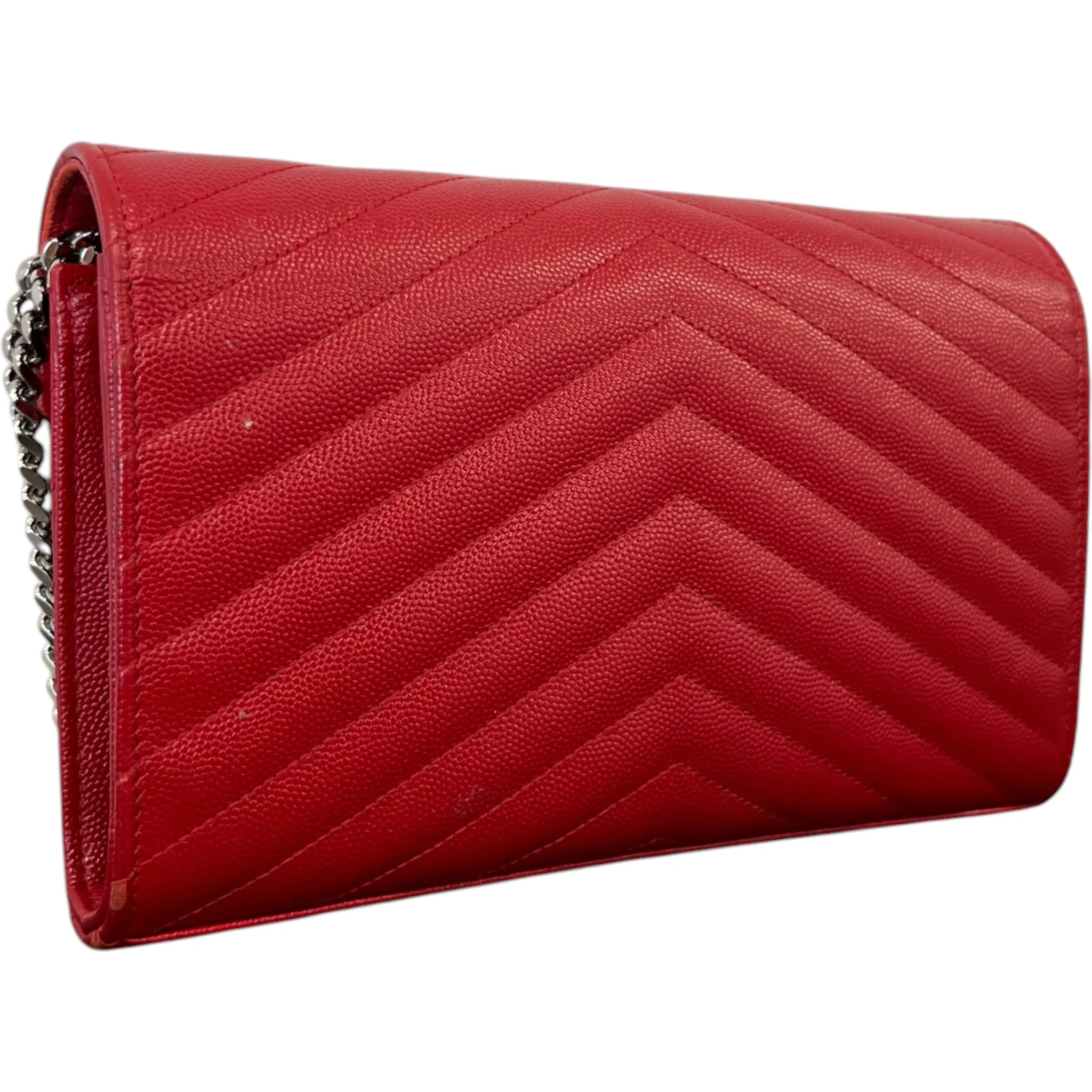Women's Envelope Chain Bag Red - Image 8