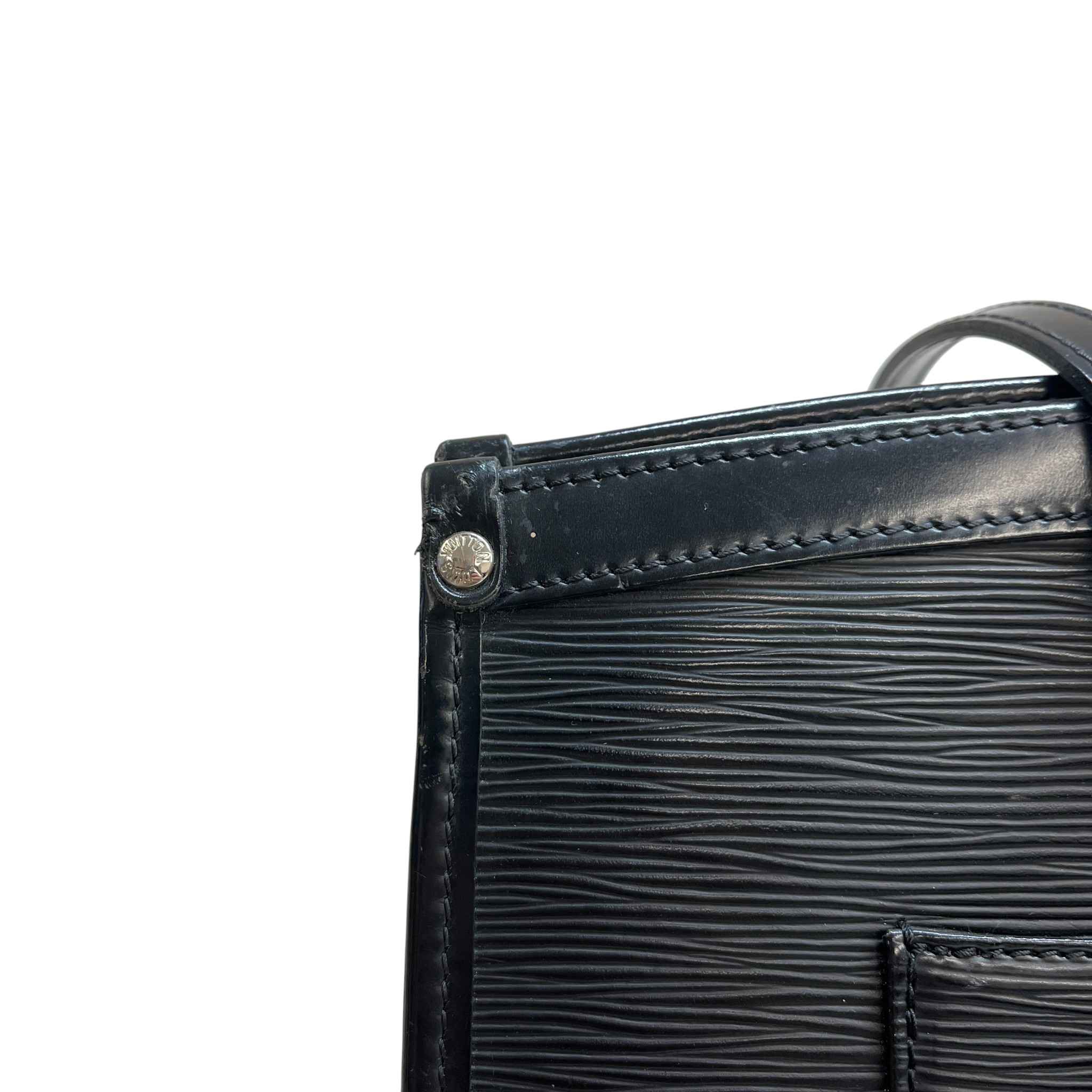 Women's Epi Madeleine Gm Handbag Black - Image 13