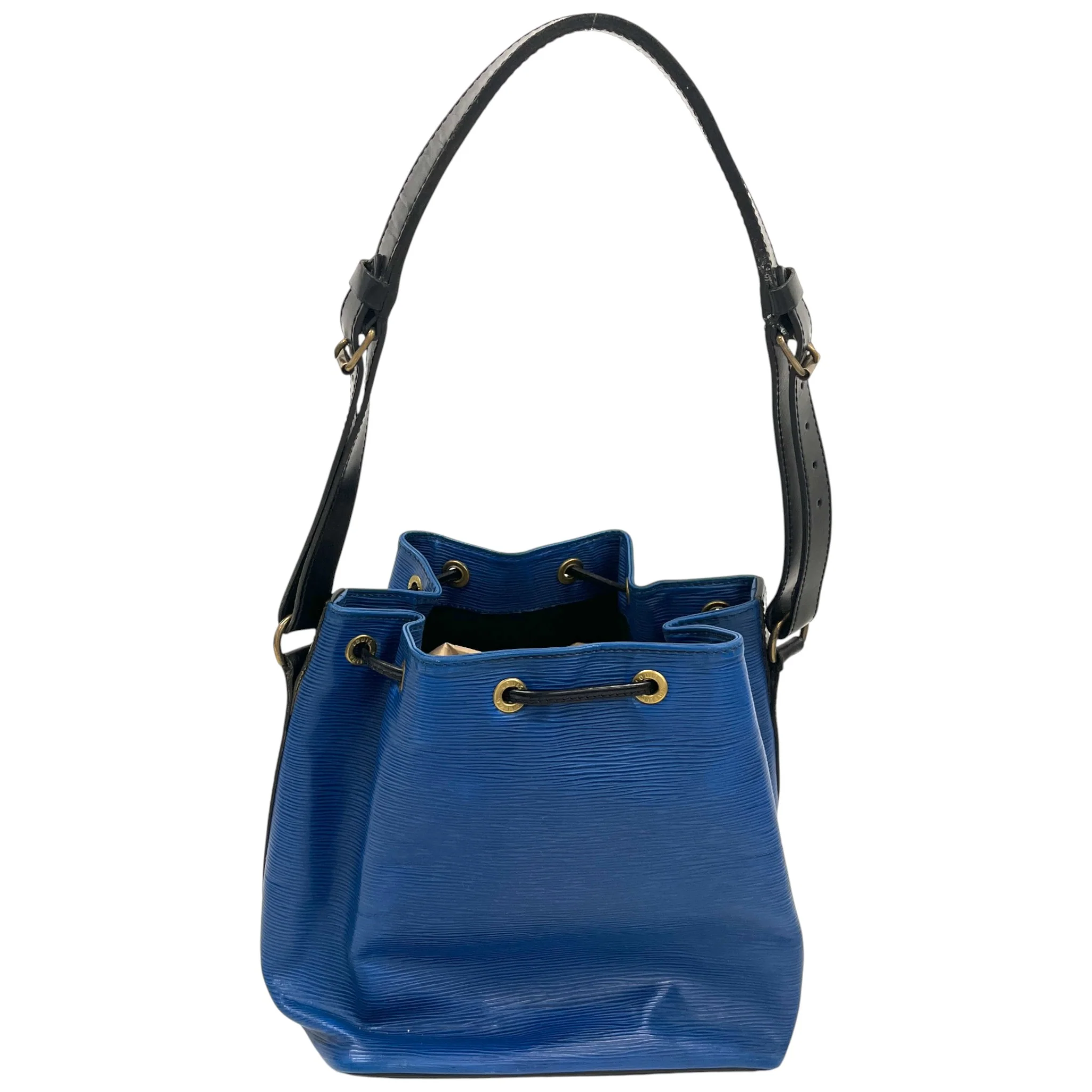 Women's Epi Petit Noé Bag Blue - Image 4