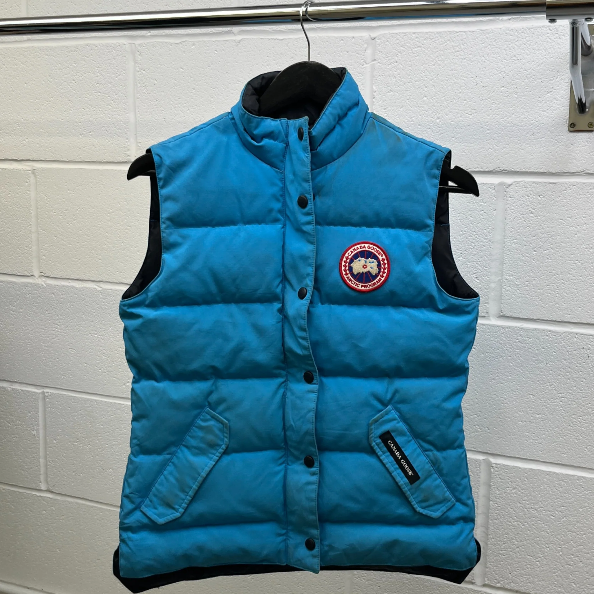 Women's Freestyle Gilet Blue Size S - Image 9