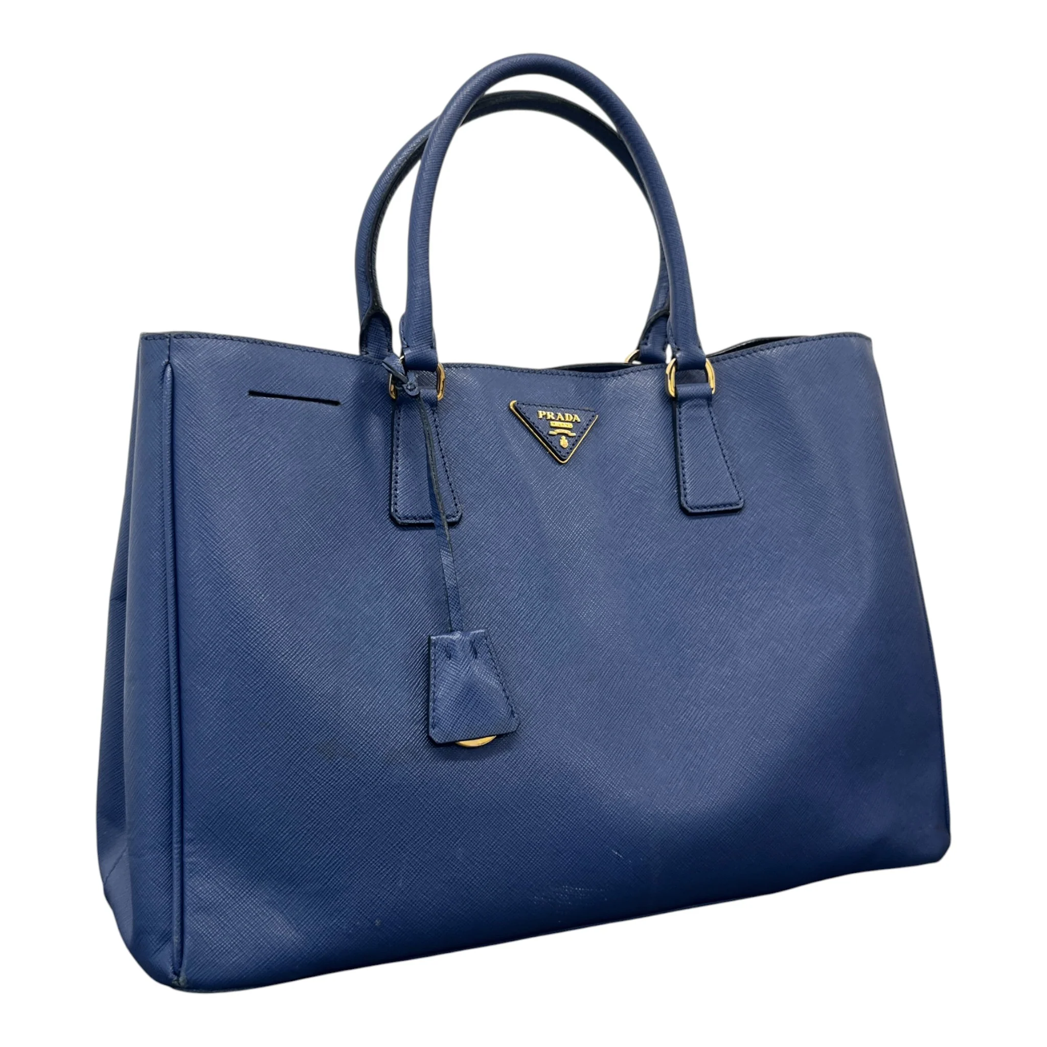 Women's Galleria Large Saffiano Bag Blue - Image 4