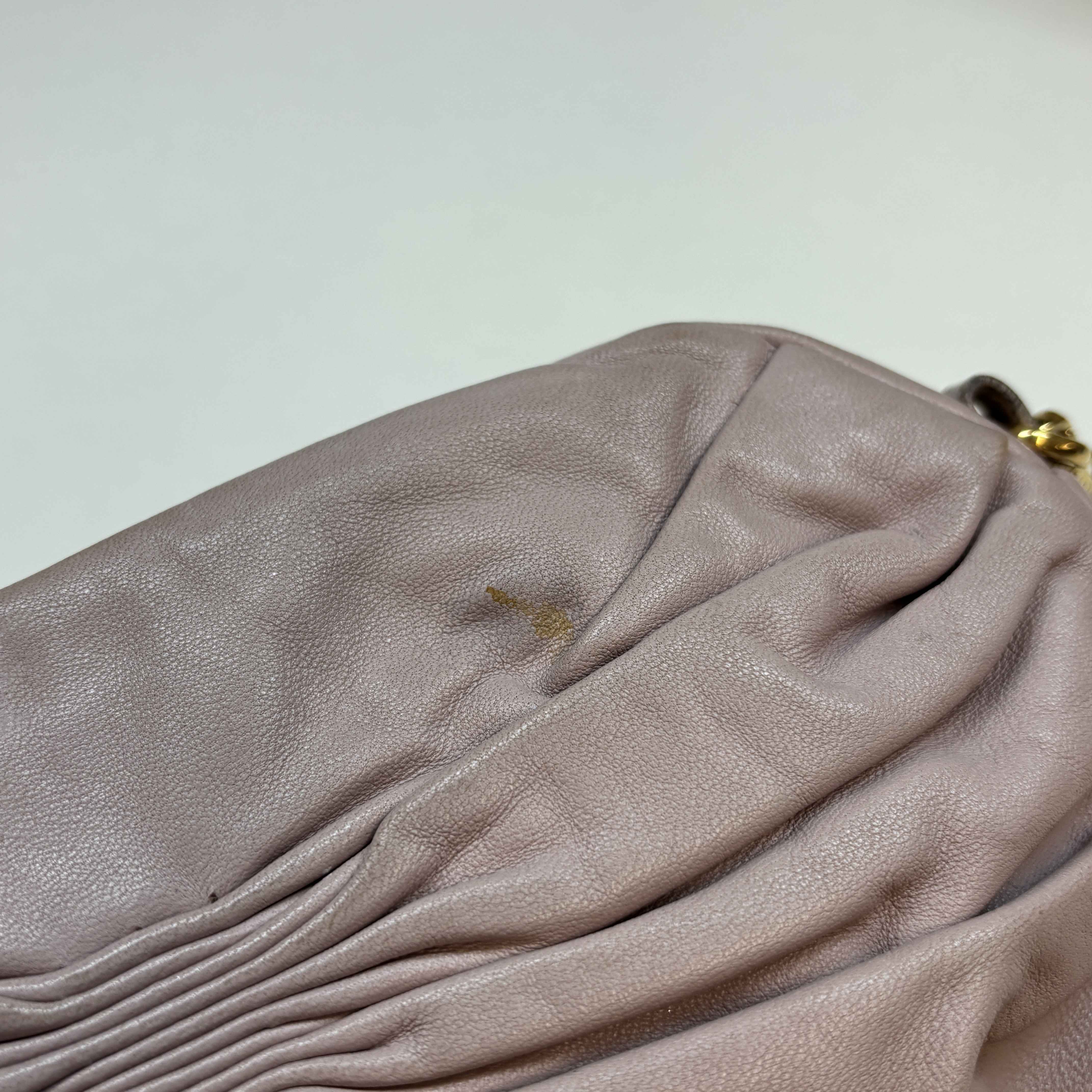 Women's Gathered Logo Handbag Pink - Image 10