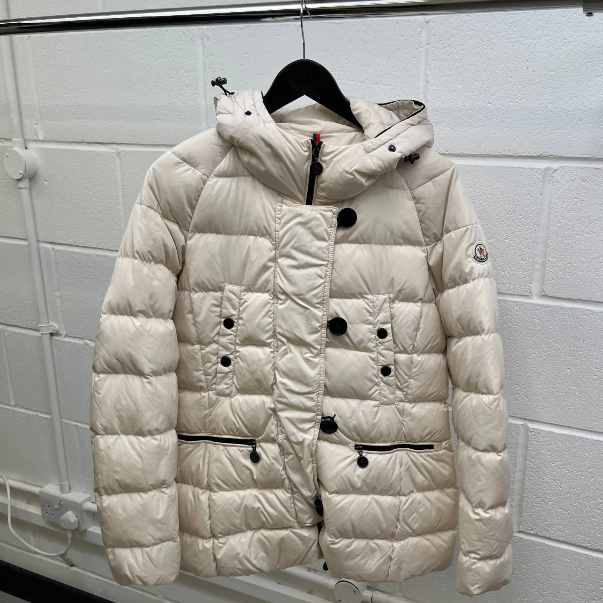 Women's Gene Down Jacket White Size 2 / UK 12 - Image 14