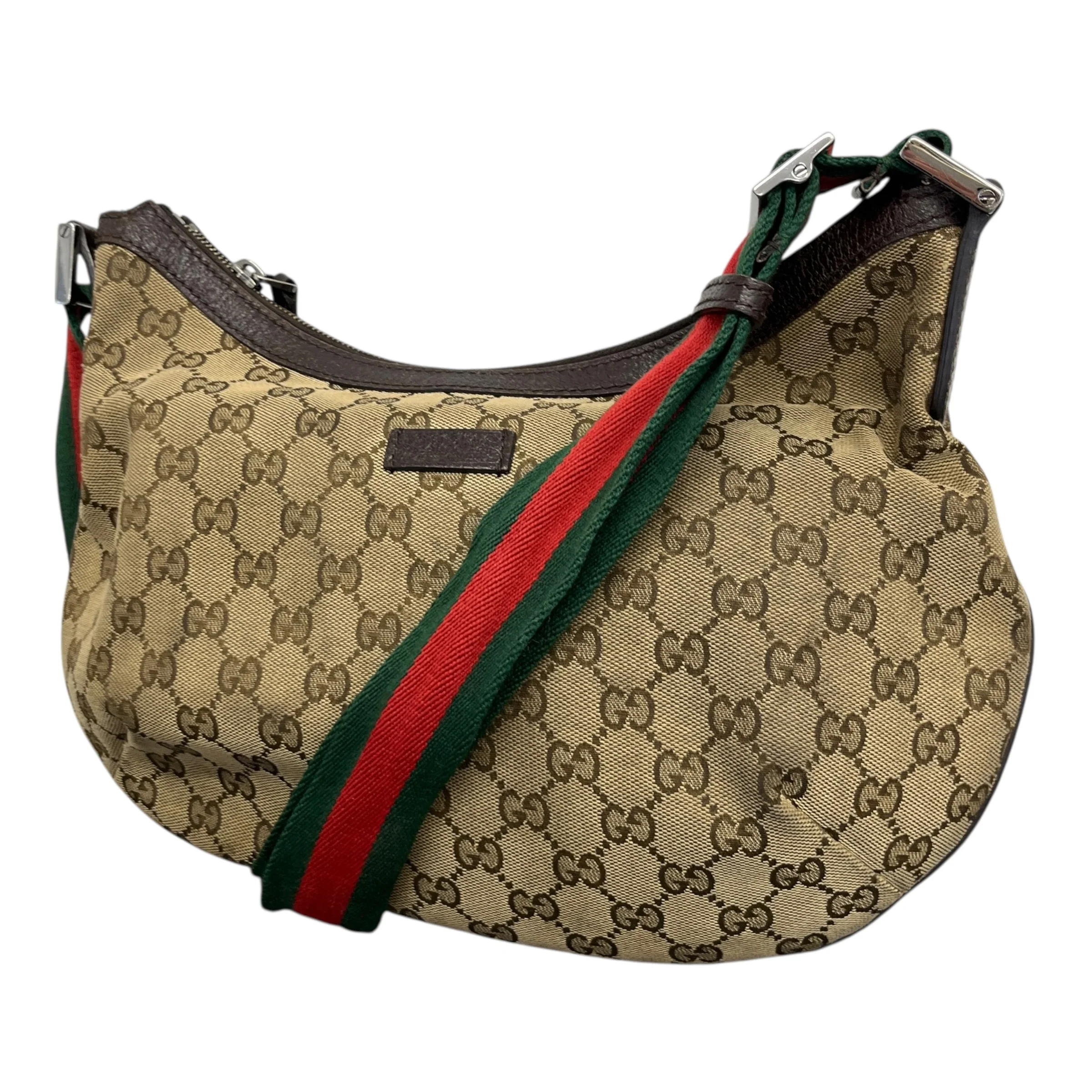 Women's Gg Canvas Sherry Line Bag Brown - Image 5