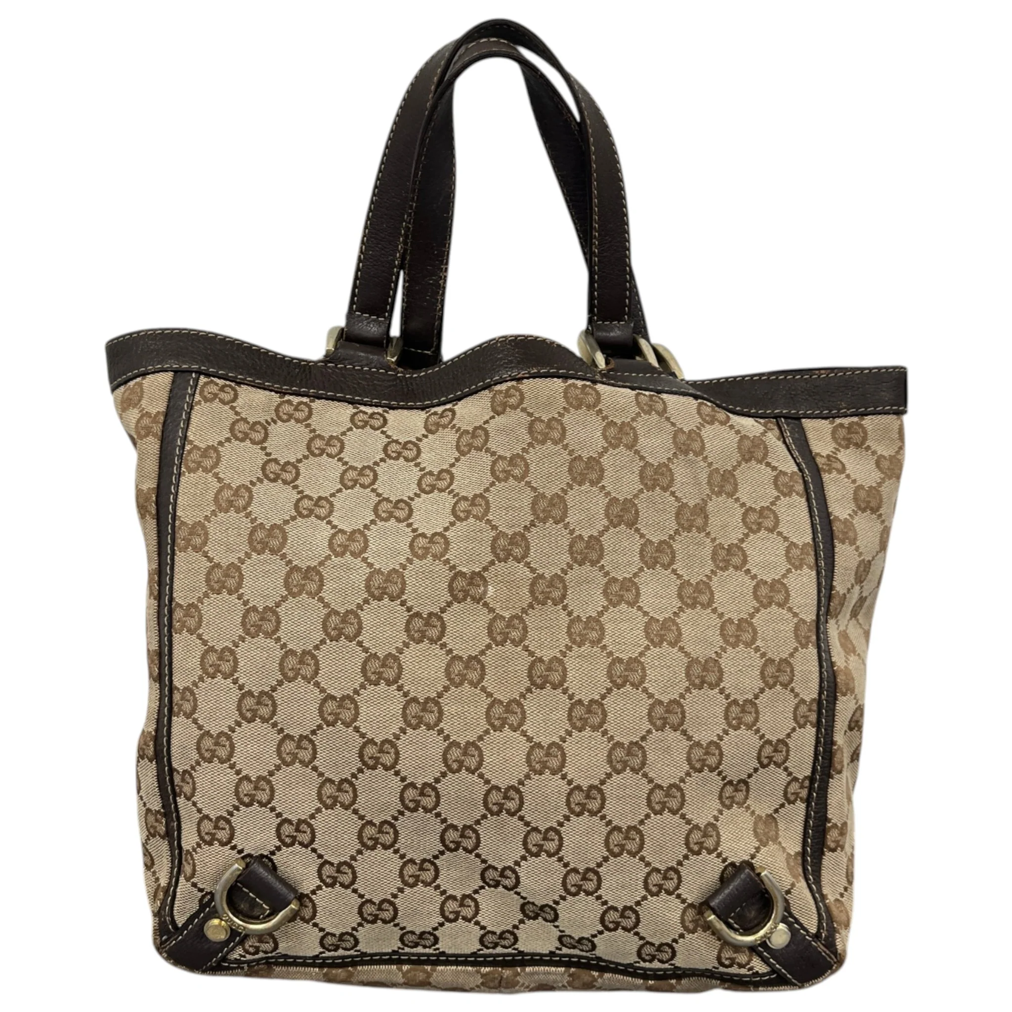 Women's Gg Canvas Small Abbey Tote Handbag Beige - Image 4