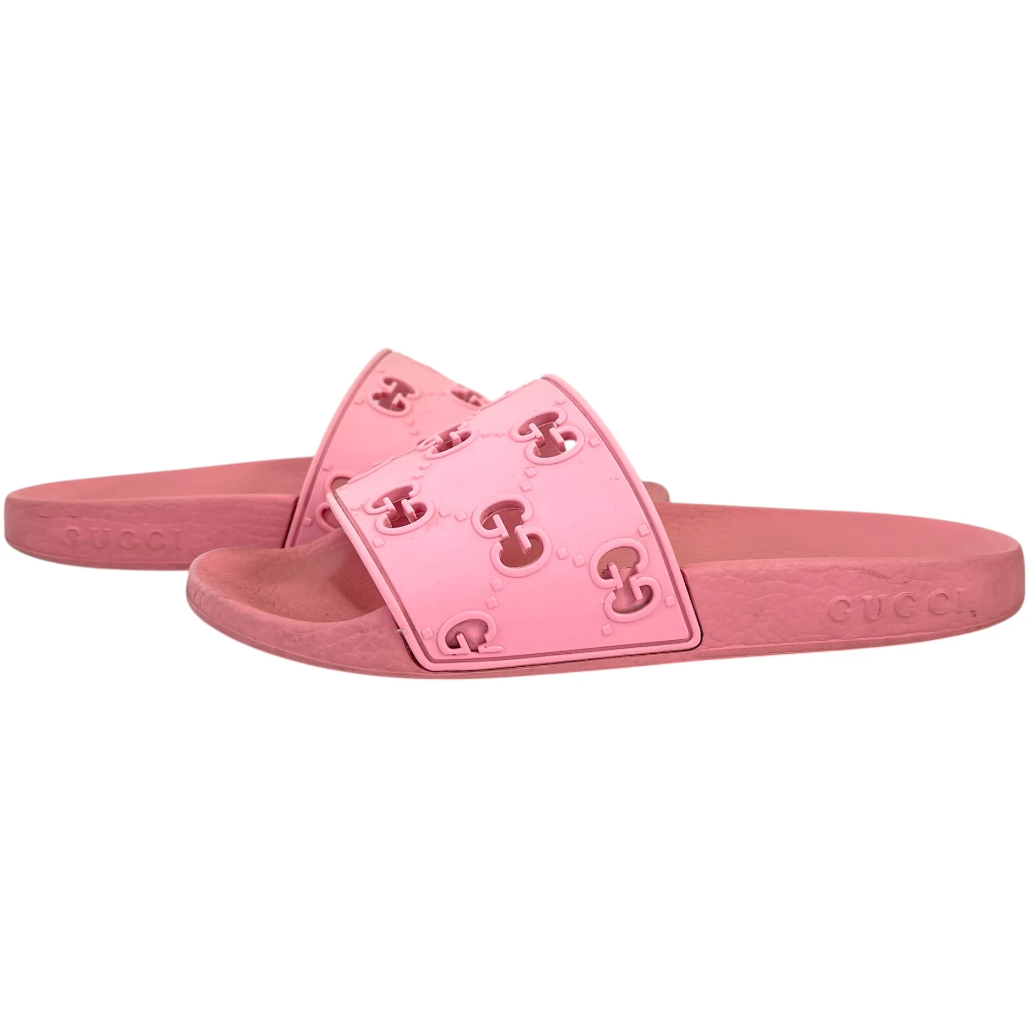 Women's Gg Cut Out Slides Pink Size EU 36 / UK 3 - Image 3