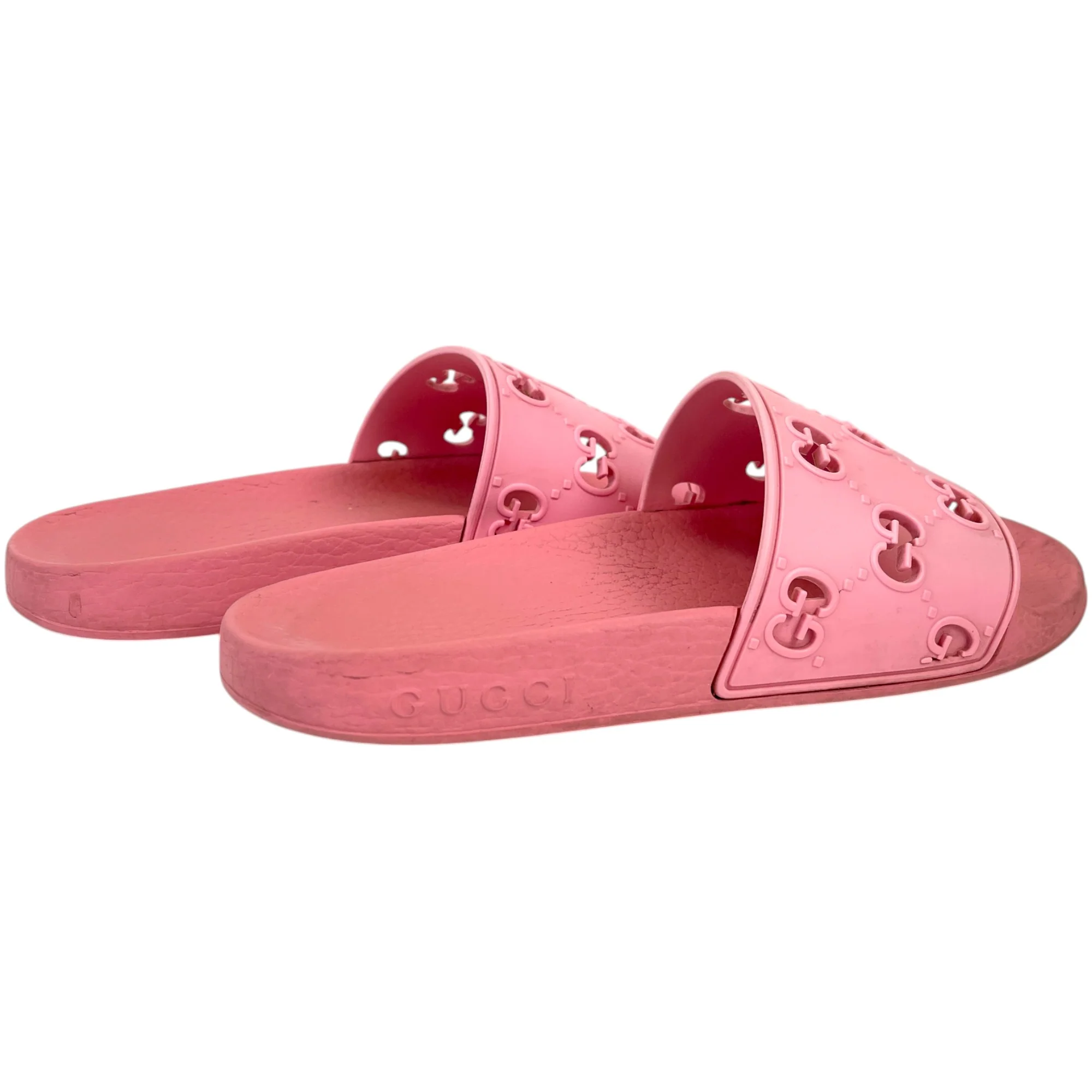 Women's Gg Cut Out Slides Pink Size EU 36 / UK 3 - Image 8