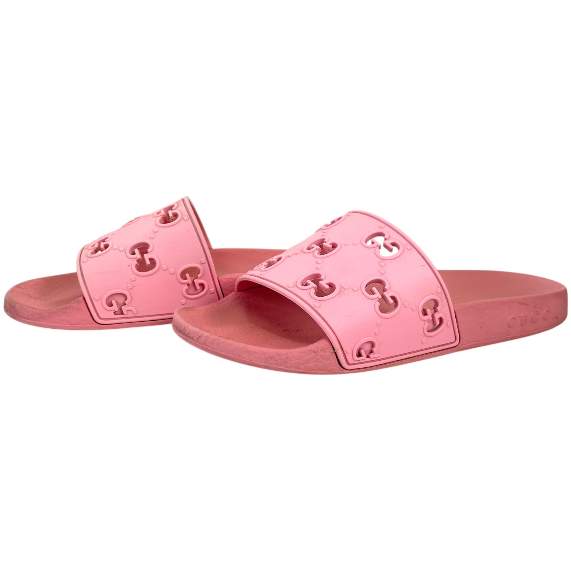 Women's Gg Cut Out Slides Pink Size EU 36 / UK 3 - Image 9