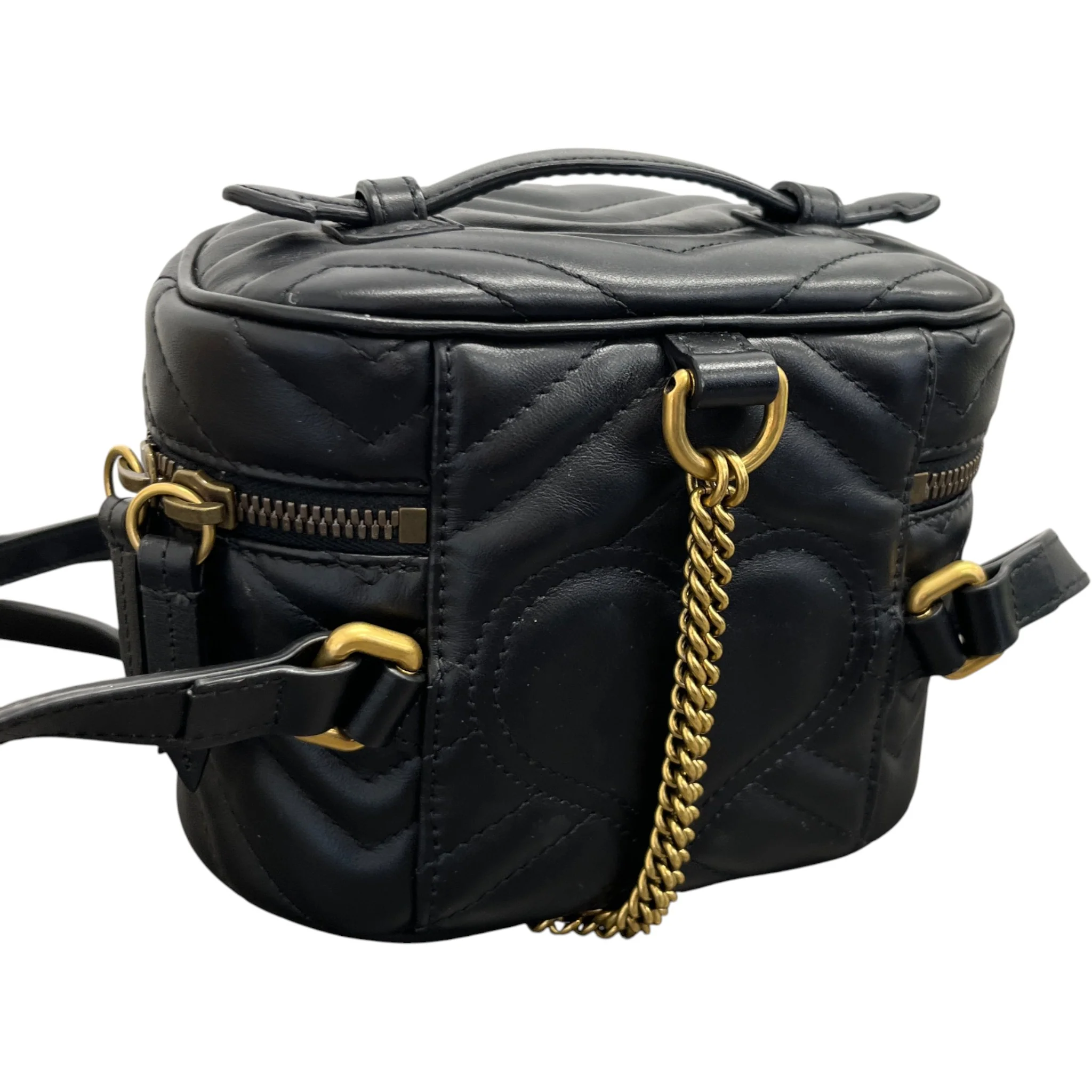 Women's Gg Marmont Backpack Black - Image 8
