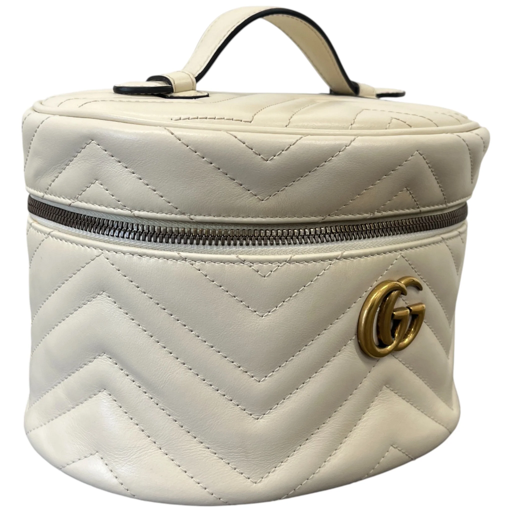 Women's Gg Marmont Mini Vanity Bag Cream - Image 2