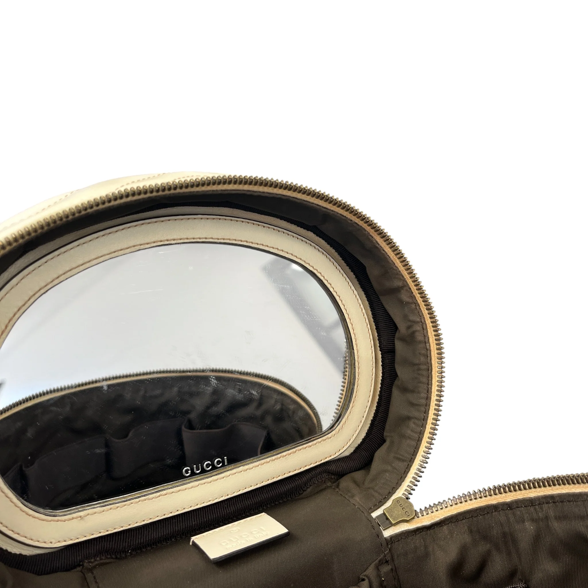Women's Gg Marmont Mini Vanity Bag Cream - Image 7