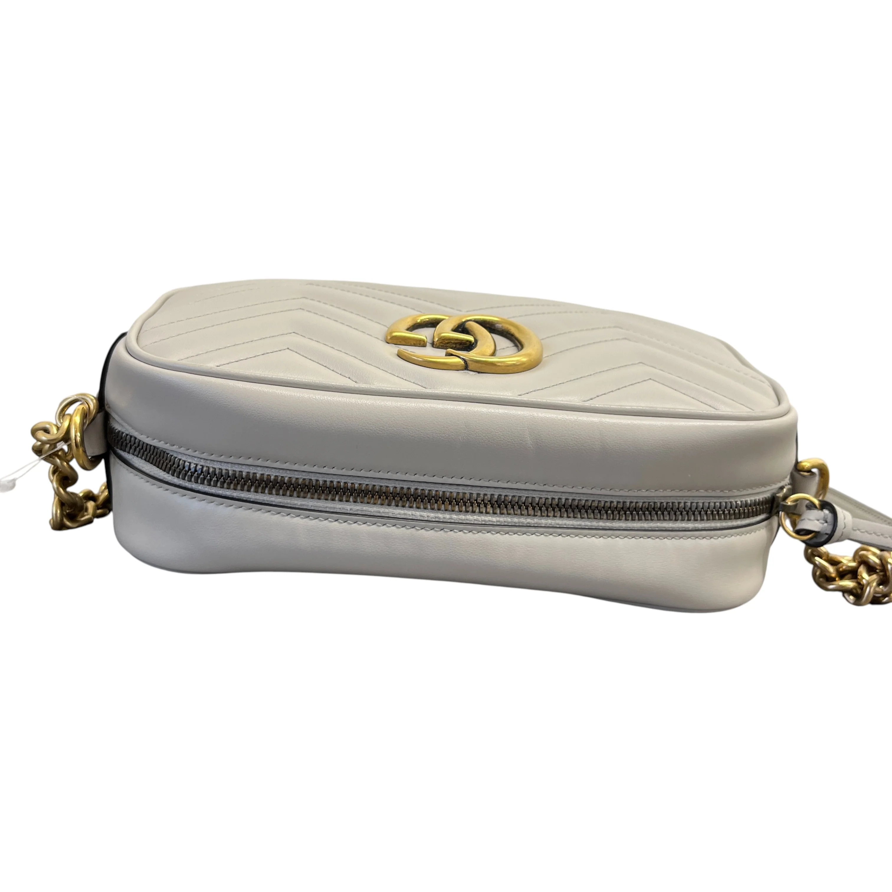 Women's Gg Marmont Small Camera Bag Grey - Image 11