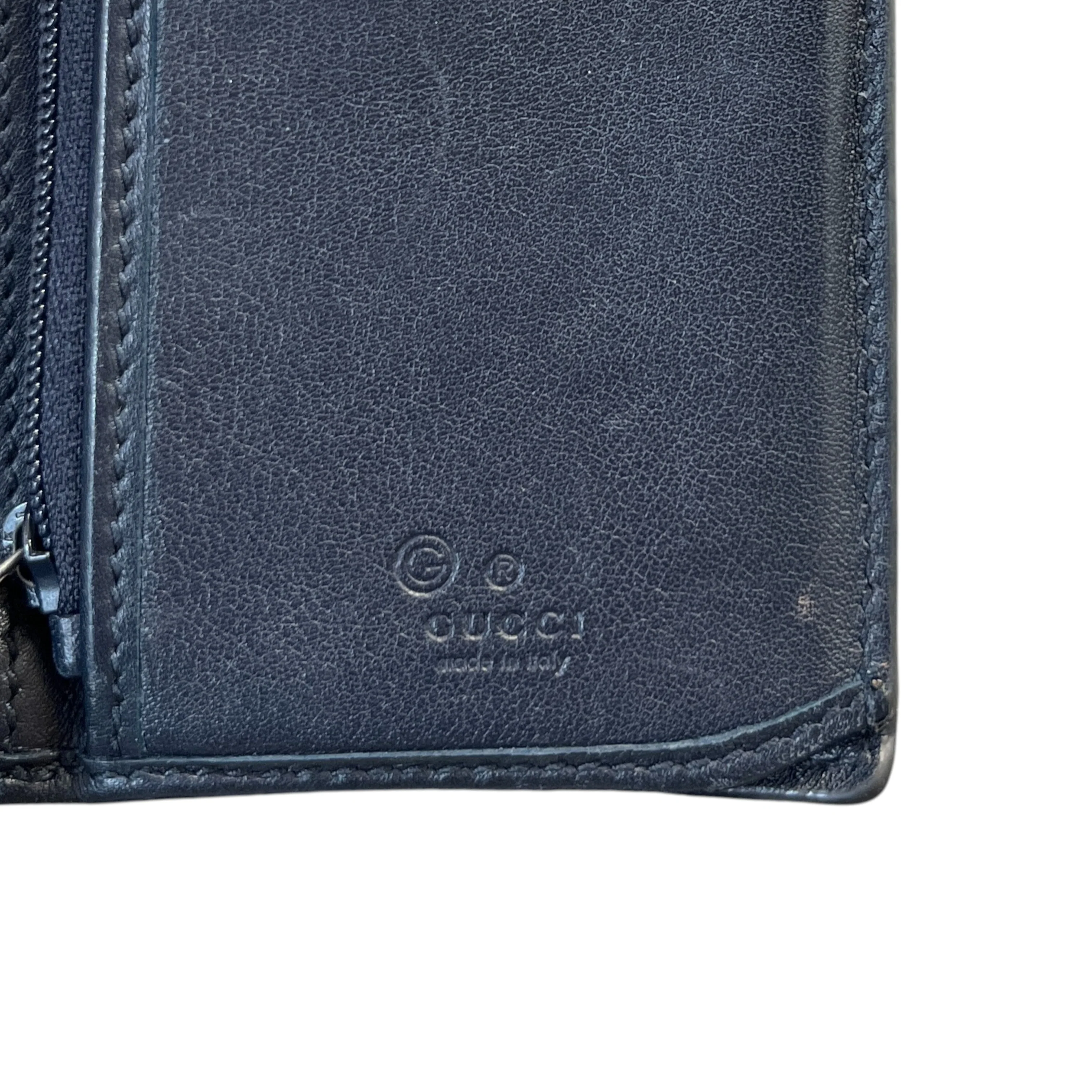 Women's Gg Microguccissima Purse Navy - Image 7
