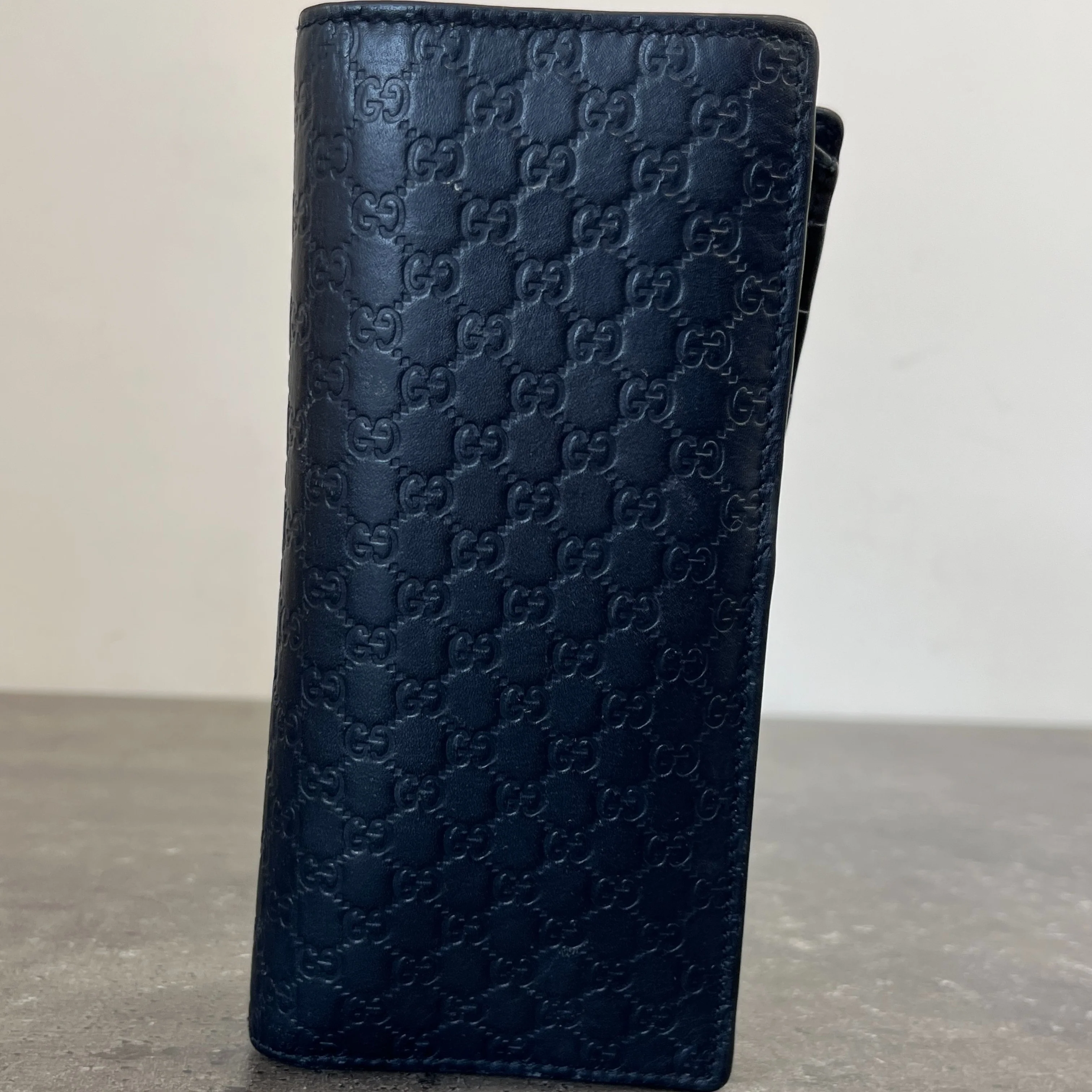 Women's Gg Microguccissima Purse Navy - Image 8