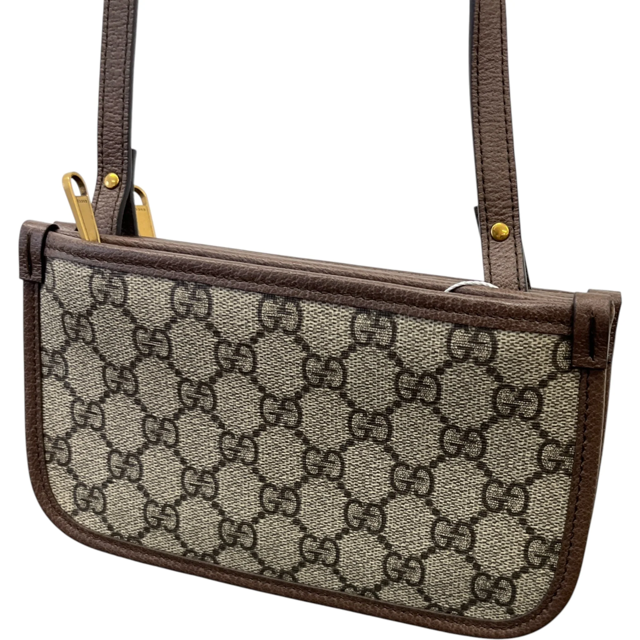 Women's Gg Ophidia Canvas Mini Bag Brown - Image 9