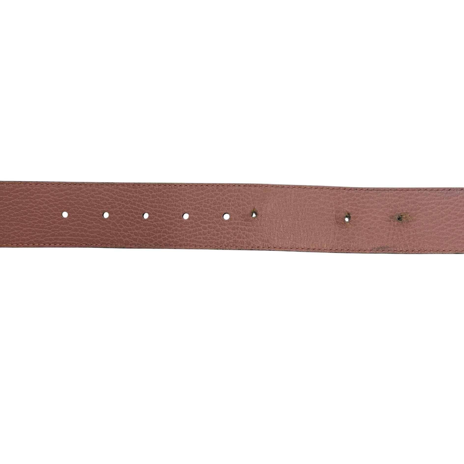 Women's Gg Reversible Belt Black Size 90CM / UK 12 - Image 7