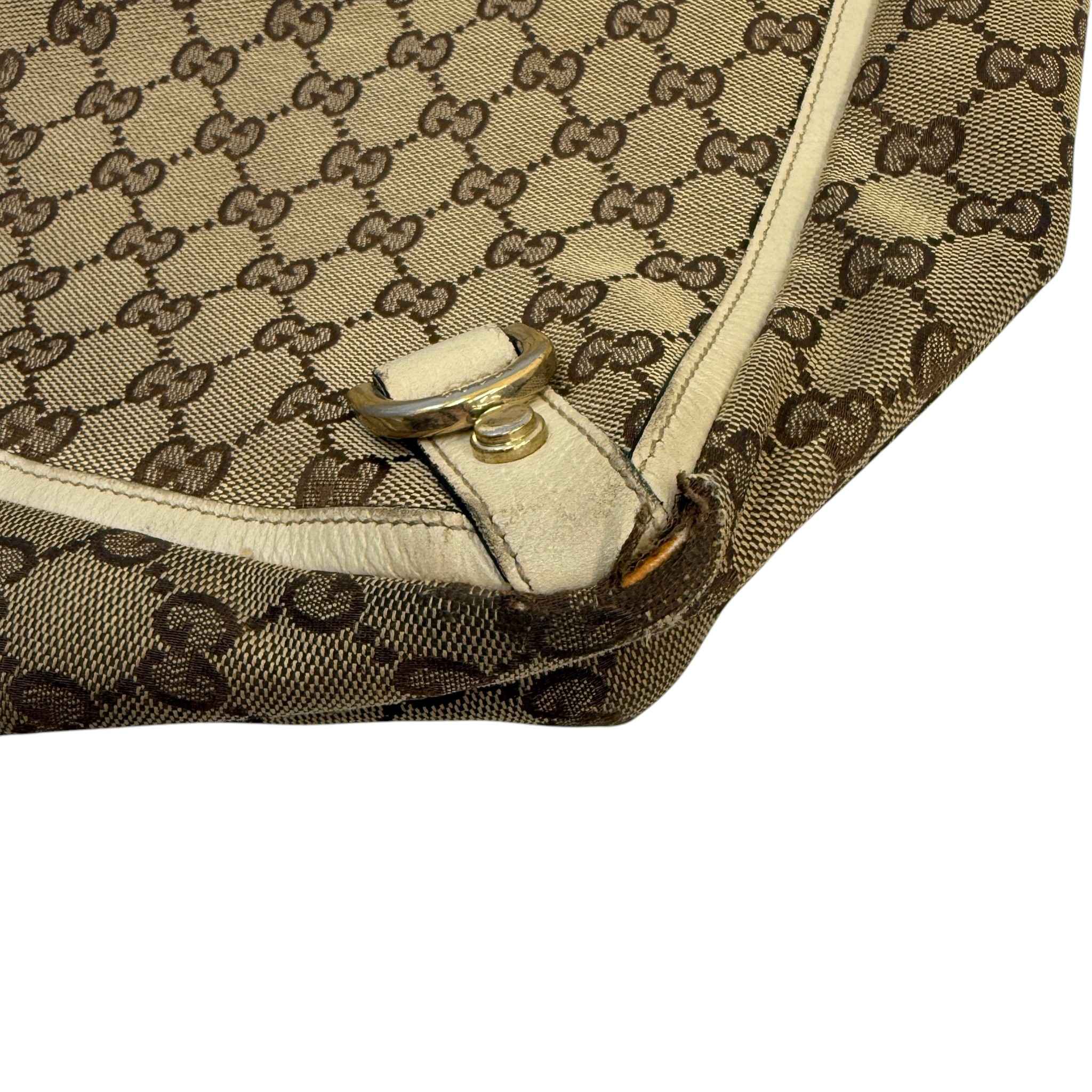 Women's Gg Supreme Abbey D-Ring Tote Bag Beige - Image 16
