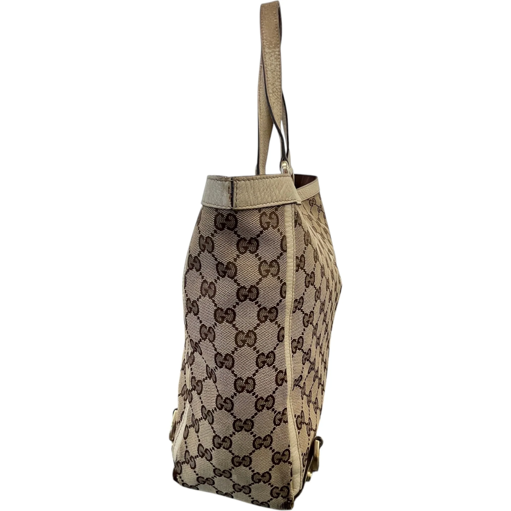 Women's Gg Supreme Abbey D-Ring Tote Bag Beige - Image 6