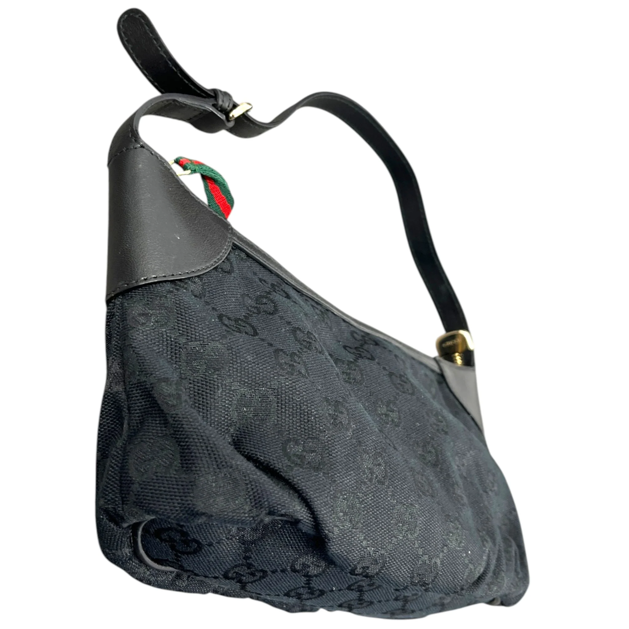 Women's Gg Supreme Pochette Handbag Black - Image 3