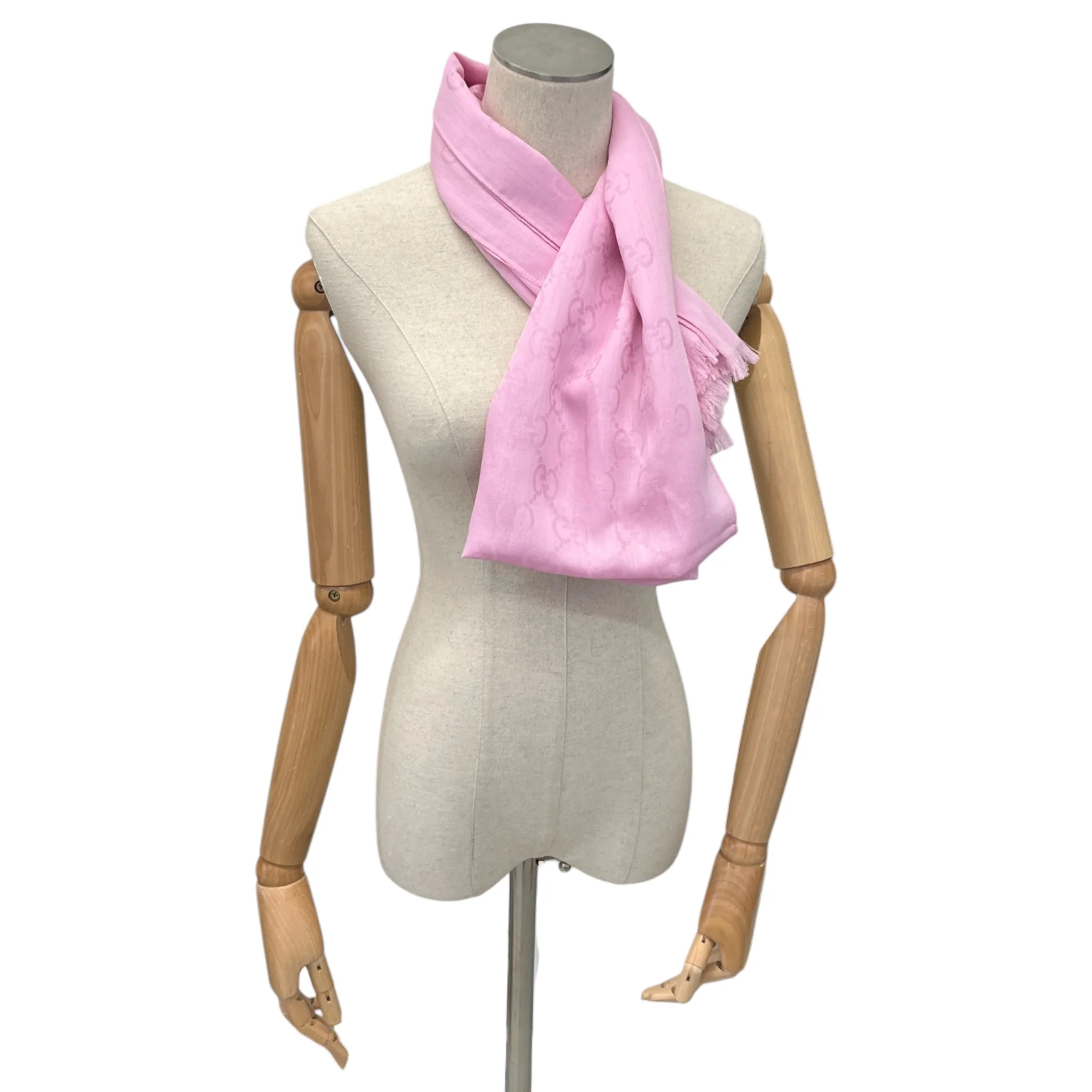 Women's Gg Supreme Scarf Pink - Image 3