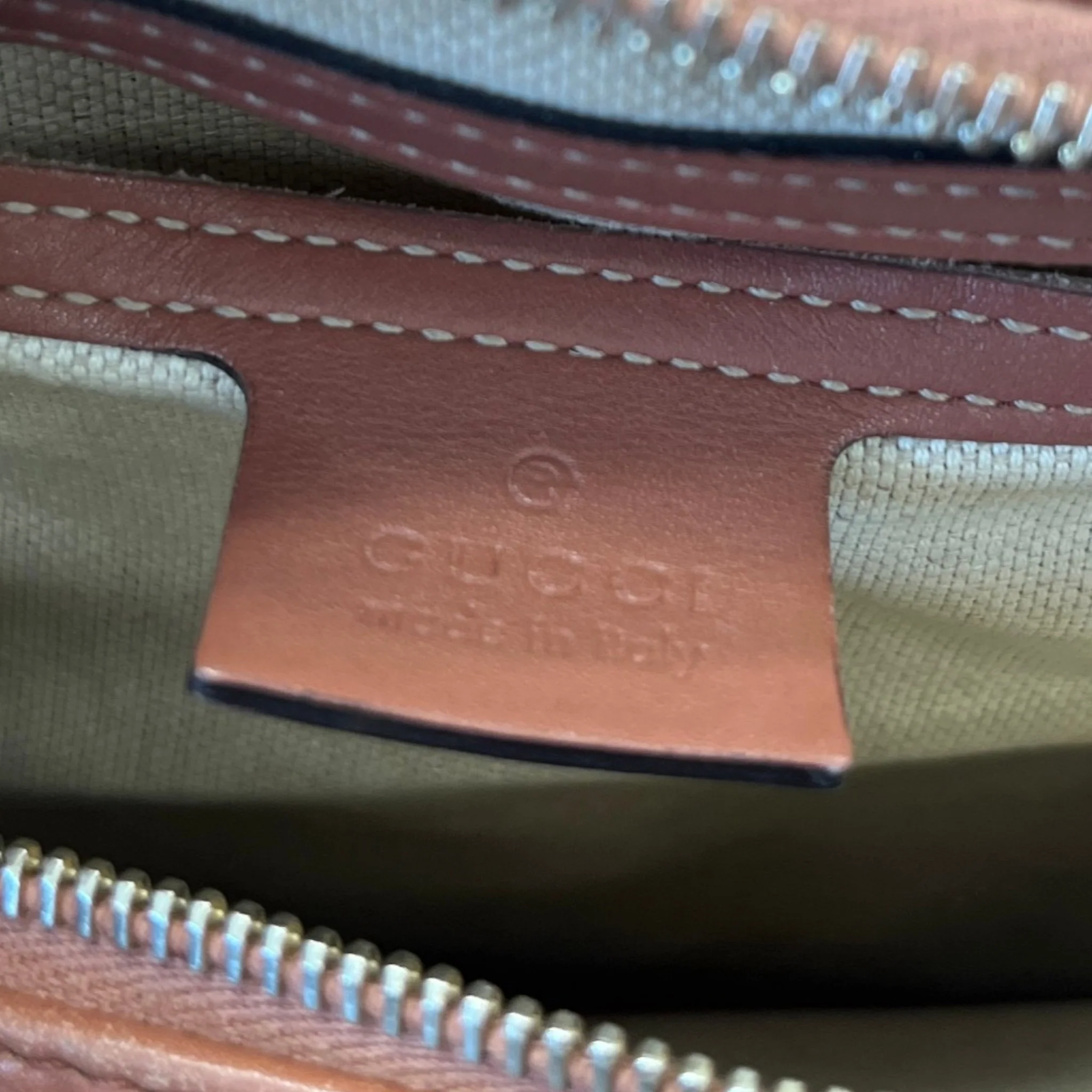 Women's Gg Supreme Stars Joy Boston Bag Brown - Image 12