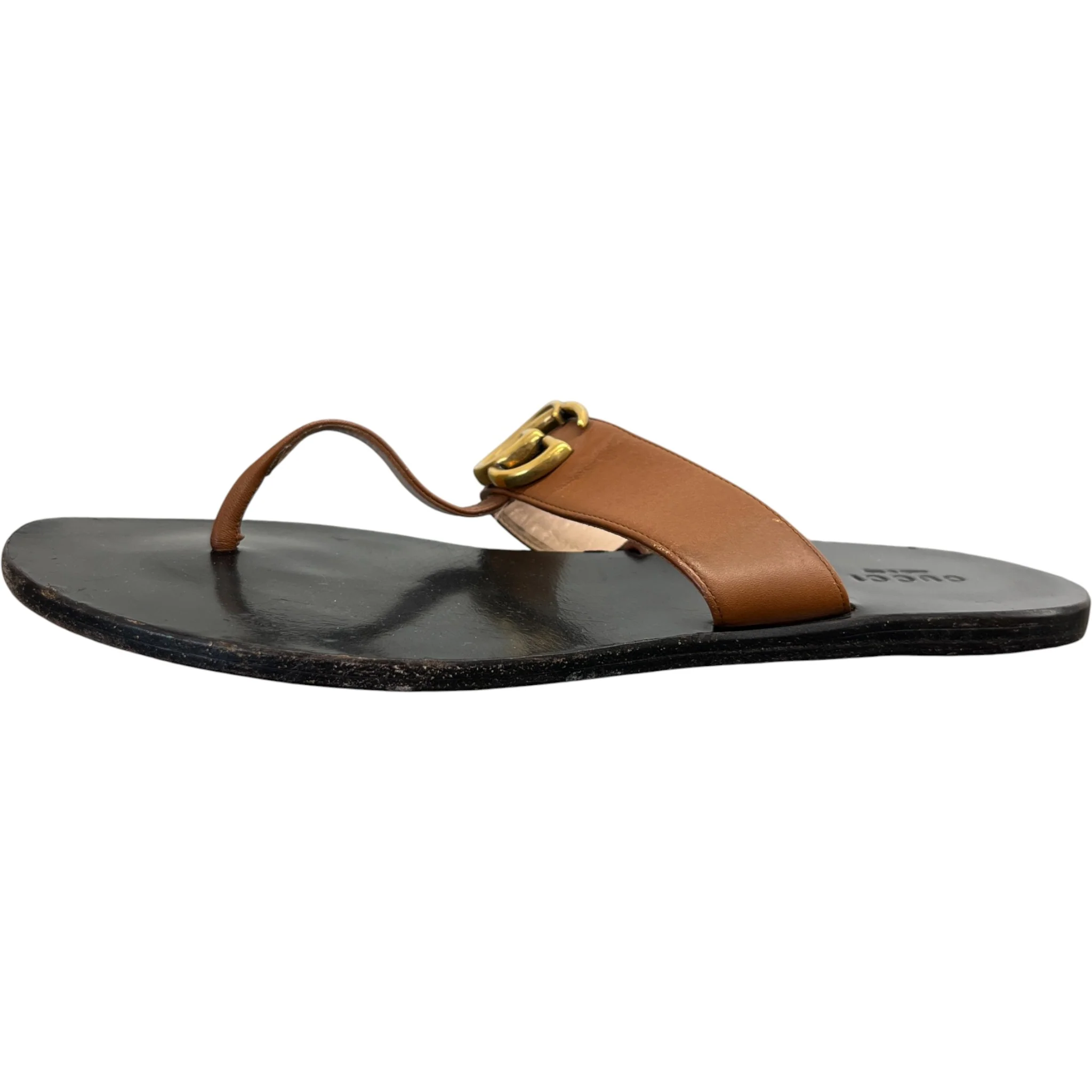 Women's Gg Thong Sandals Brown Size EU 38.5 / UK 5.5 - Image 5