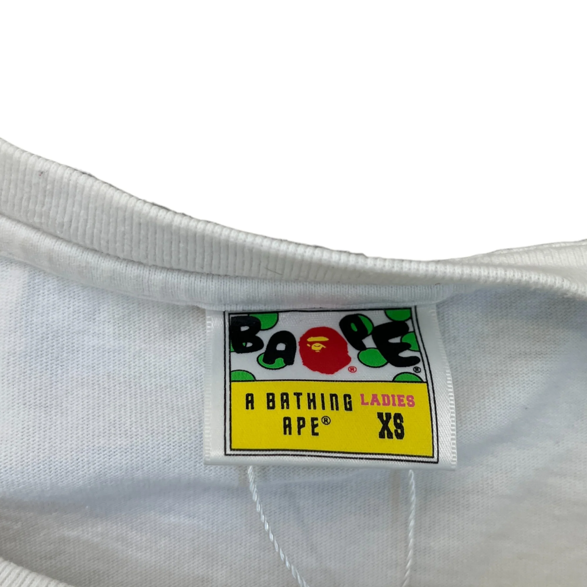 Women's Gorilla Logo Long Sleeve T-Shirt White Size XS - Image 5