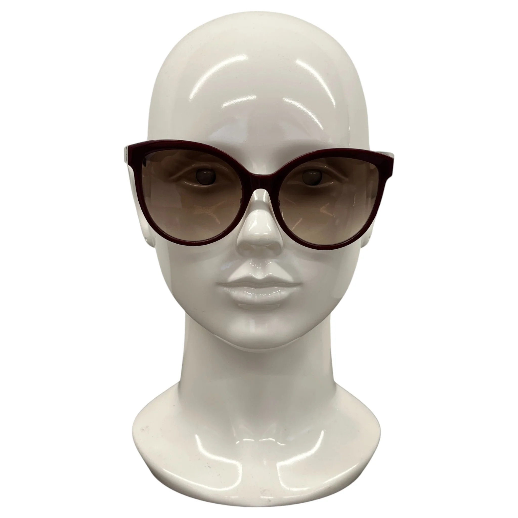 Women's Gv 7151/F/S Sunglasses Burgundy - Image 2