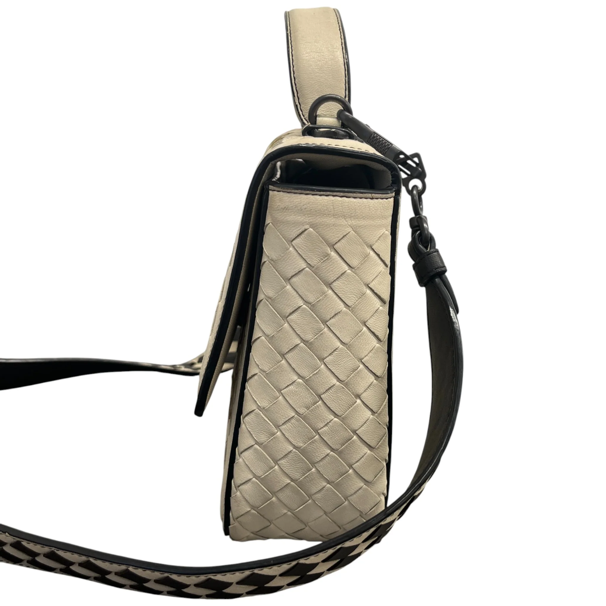 Women's Intrecciato Alumna Abstract Bag Beige - Image 6