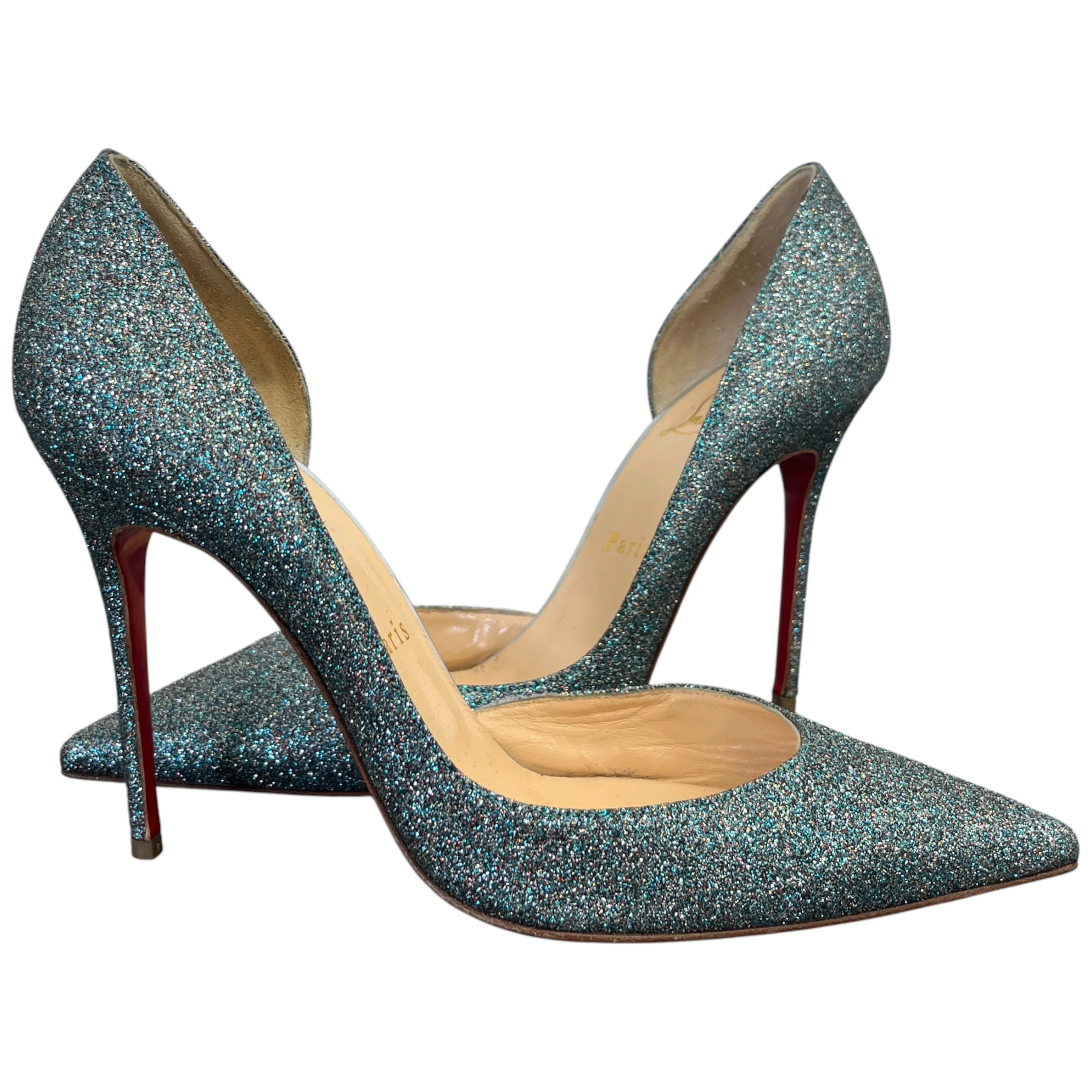 Women's Iriza 100 Glitter Pump Heels Blue Size EU 38 / UK 5 - Image 3
