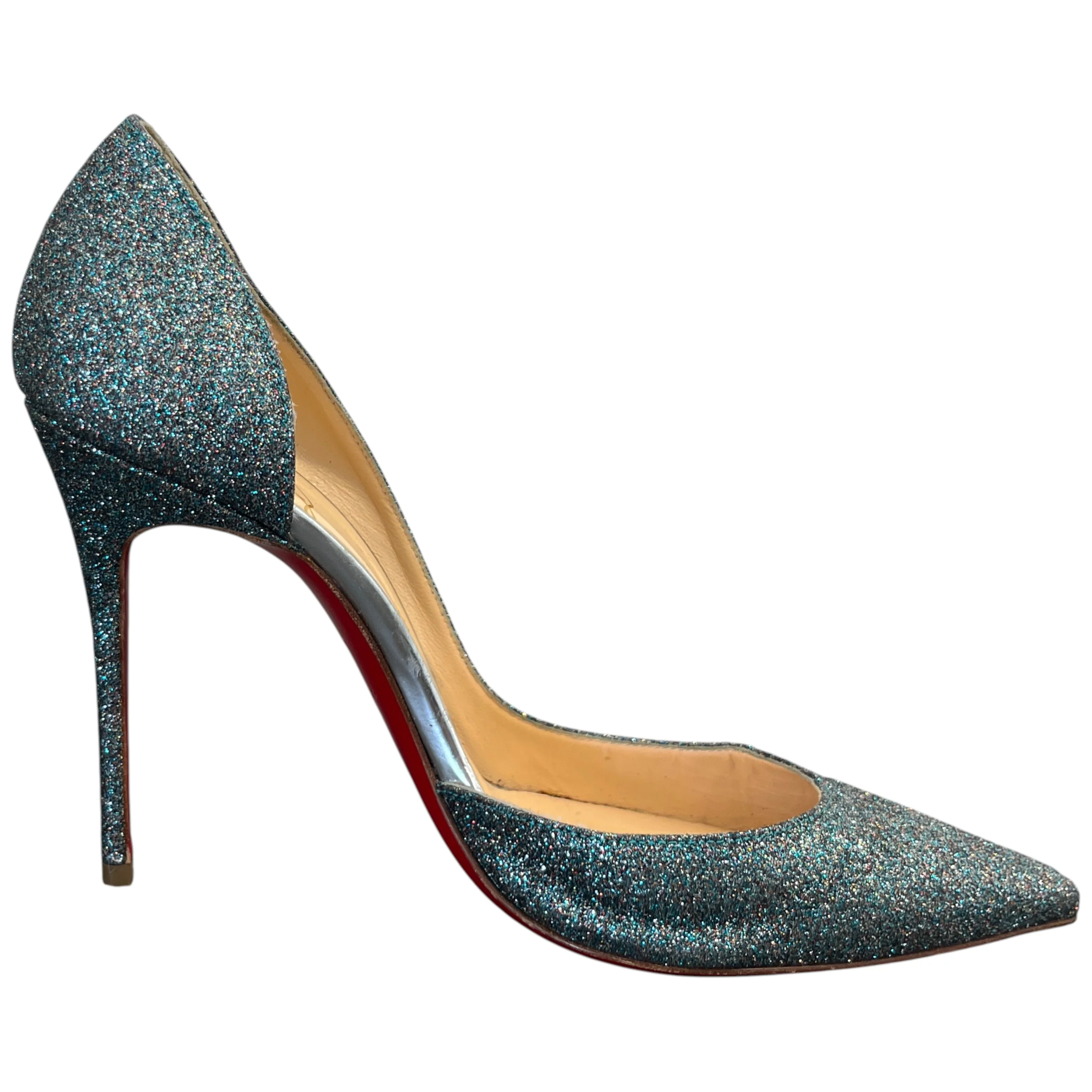 Women's Iriza 100 Glitter Pump Heels Blue Size EU 38 / UK 5 - Image 4