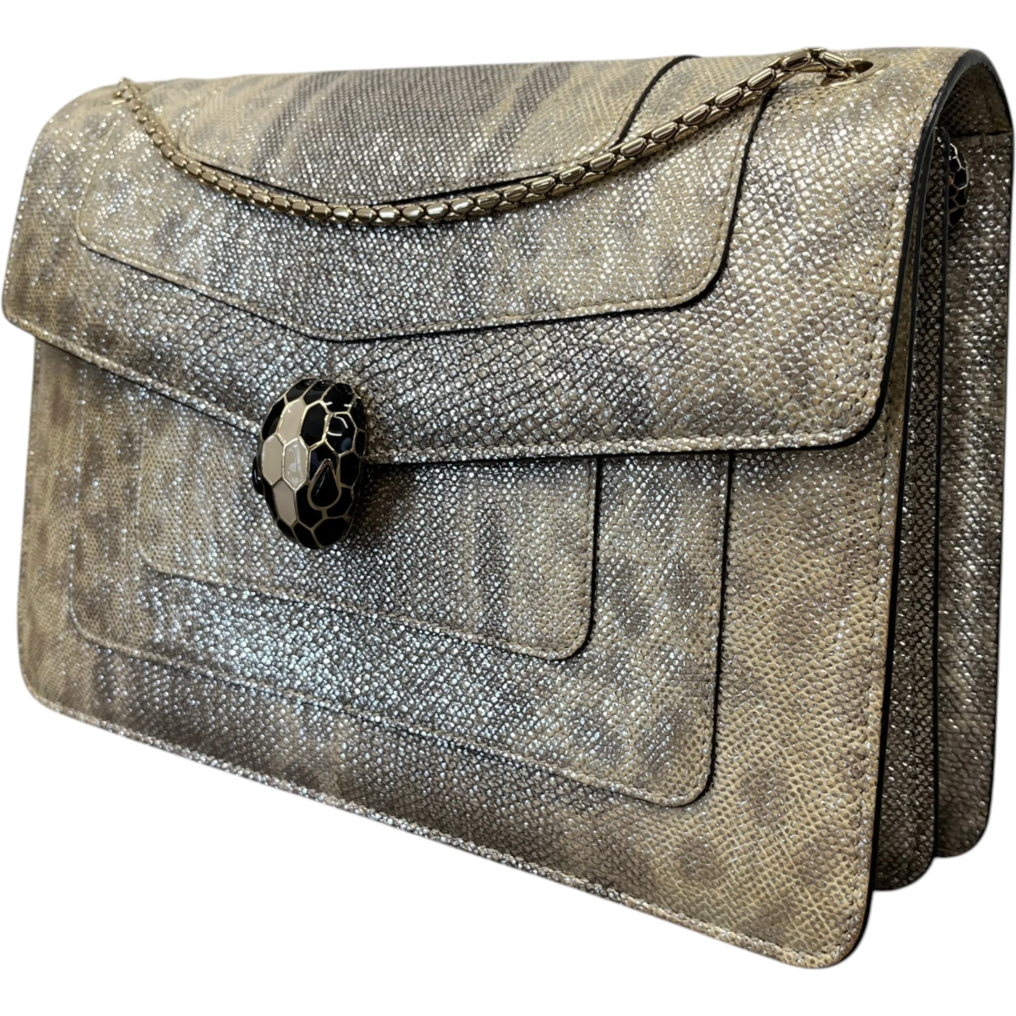 Women's Karung Serpenti Forever Bag Gold - Image 6