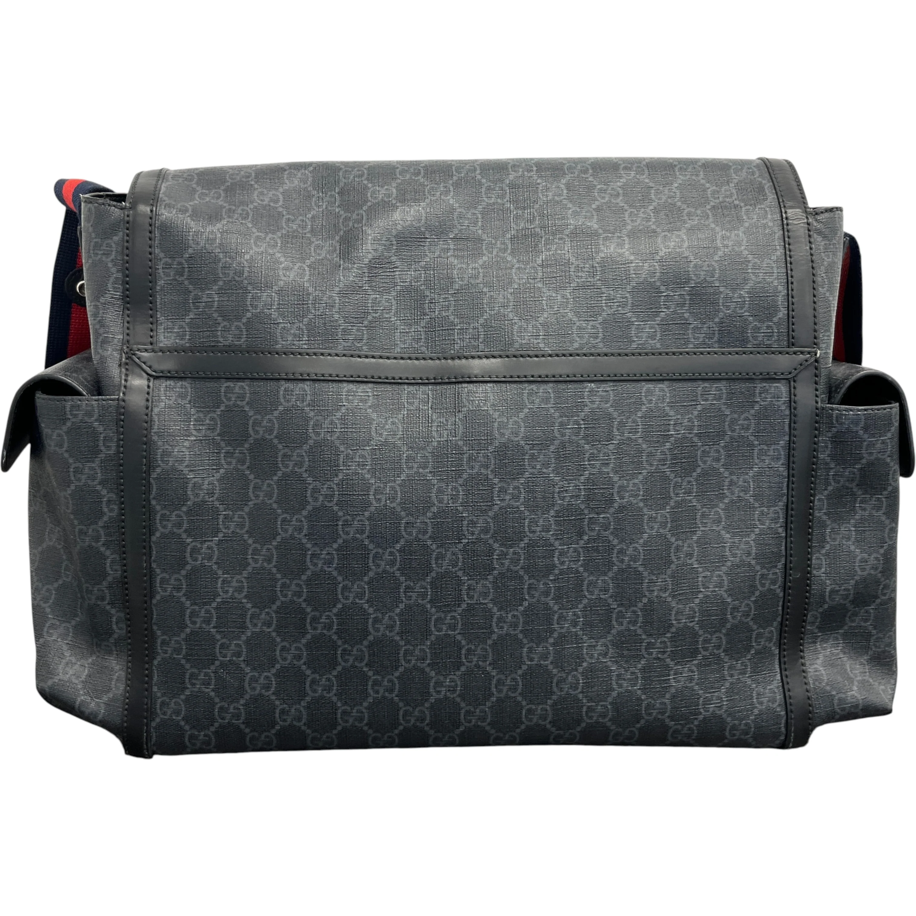 Women's Kids Gg Supreme Monogram Baby Changing Bag Black - Image 10
