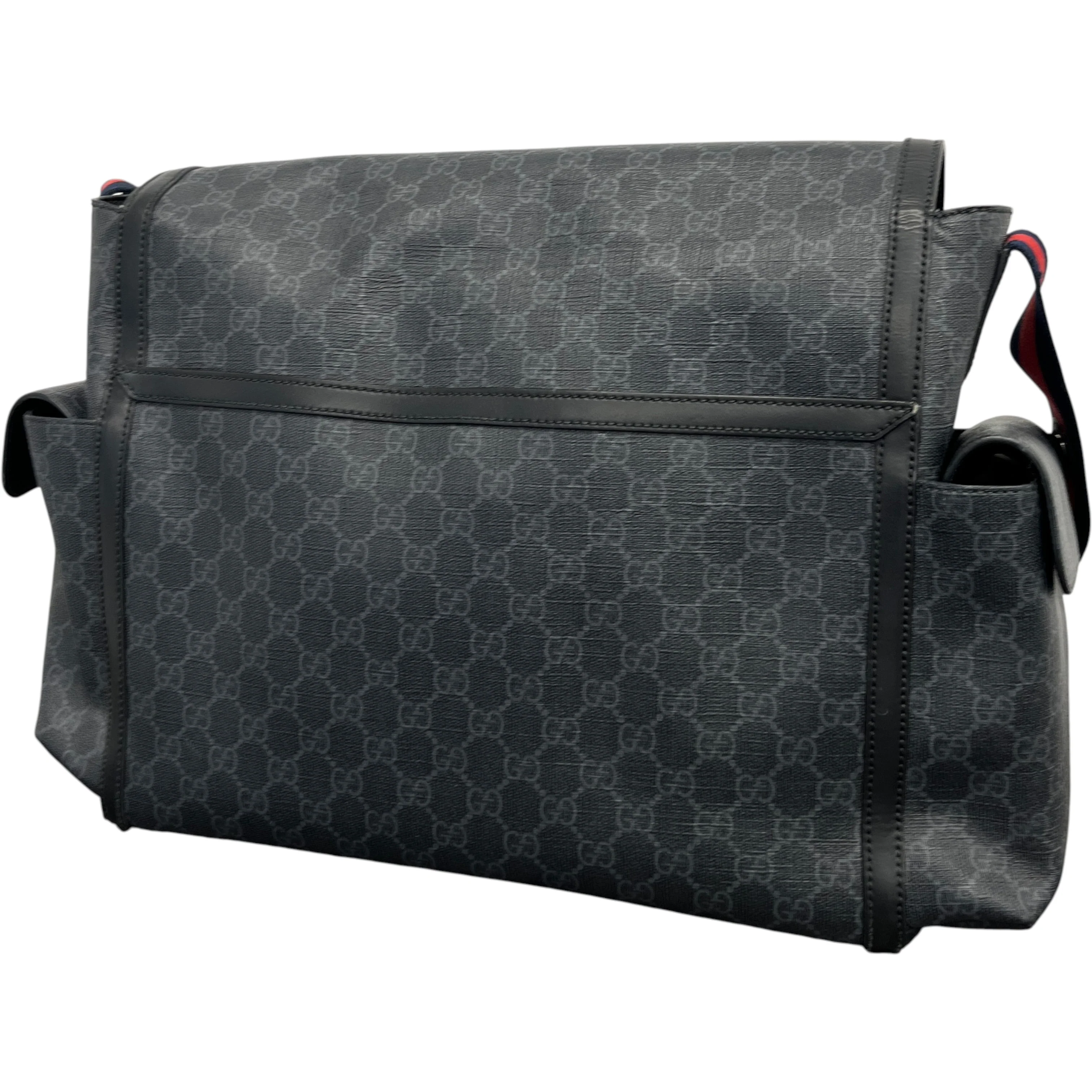 Women's Kids Gg Supreme Monogram Baby Changing Bag Black - Image 3