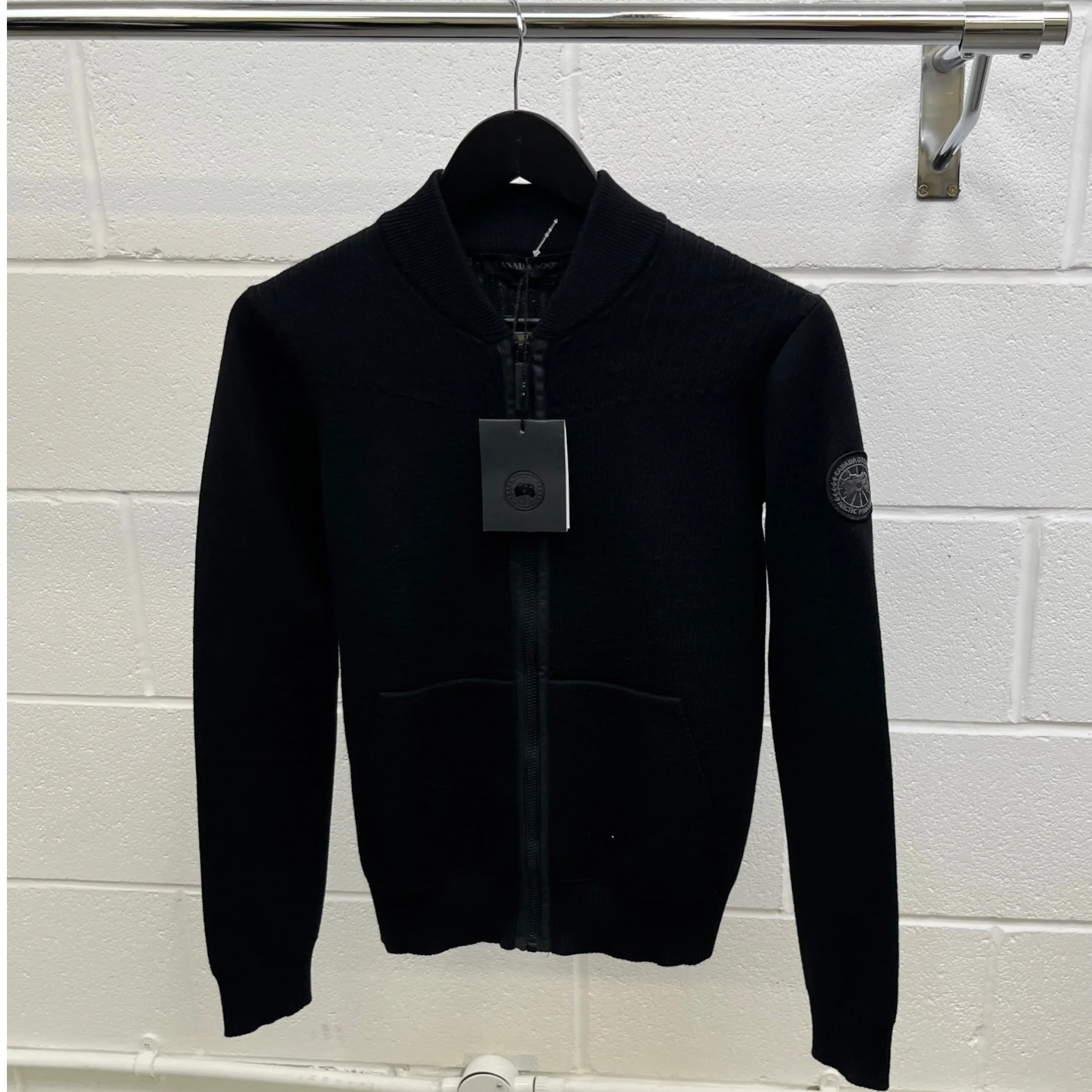 Women's Lennox Knit Bomber Jumper Black Size XS - Image 10