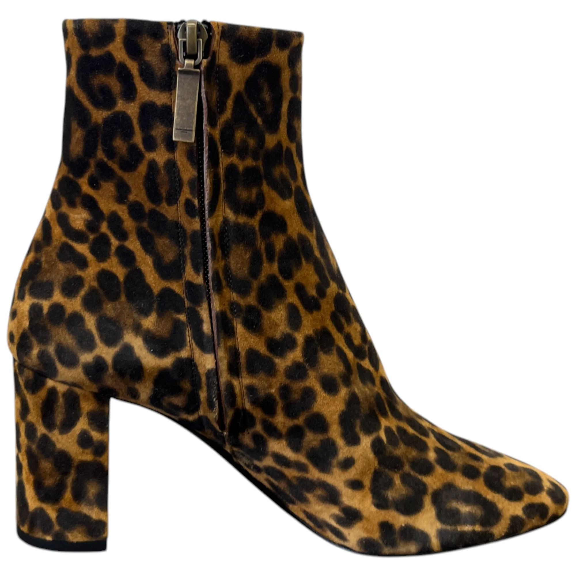 Women's Leopard Print Ankle Boots Black Size EU 37.5 / UK 4.5 - Image 4