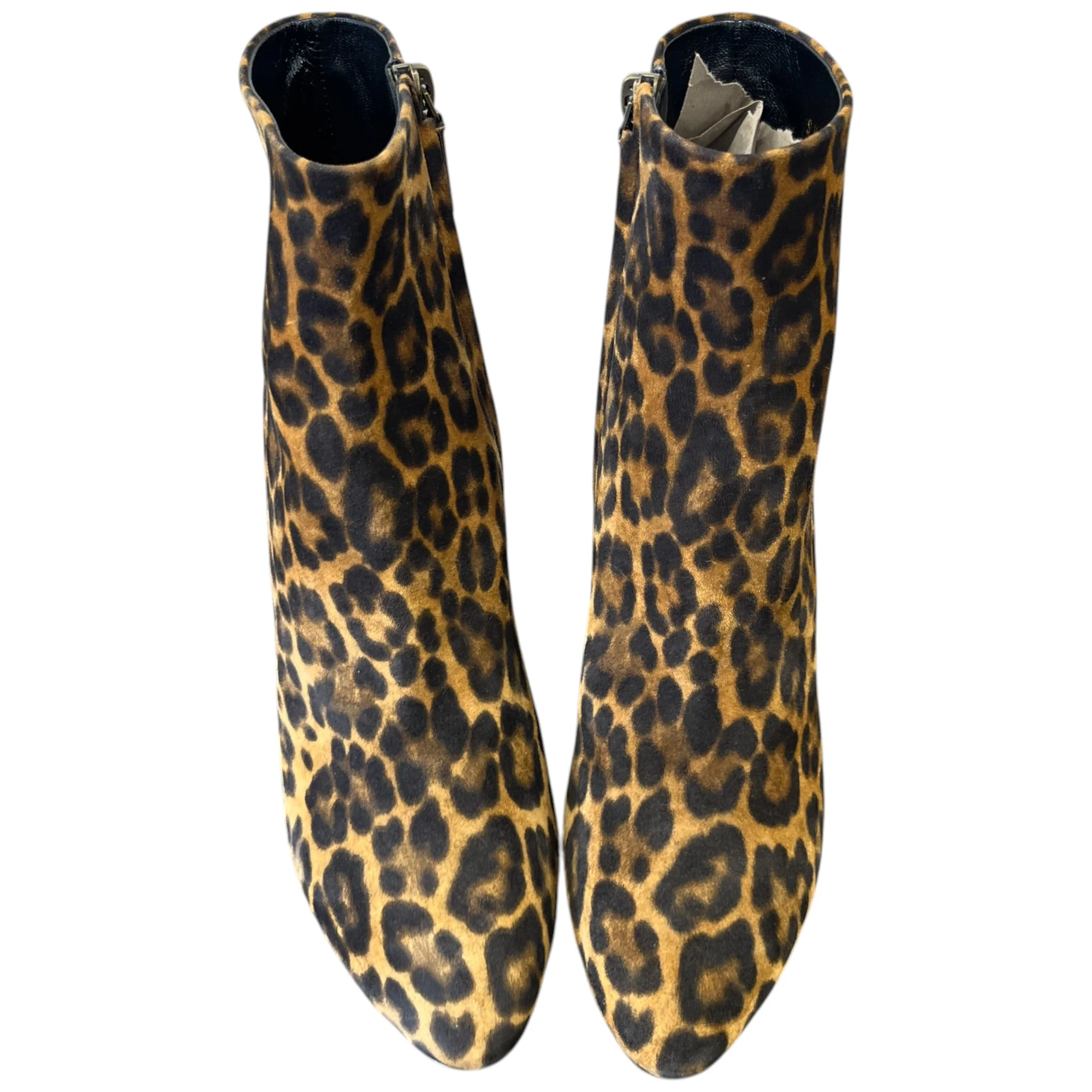 Women's Leopard Print Ankle Boots Black Size EU 37.5 / UK 4.5 - Image 6