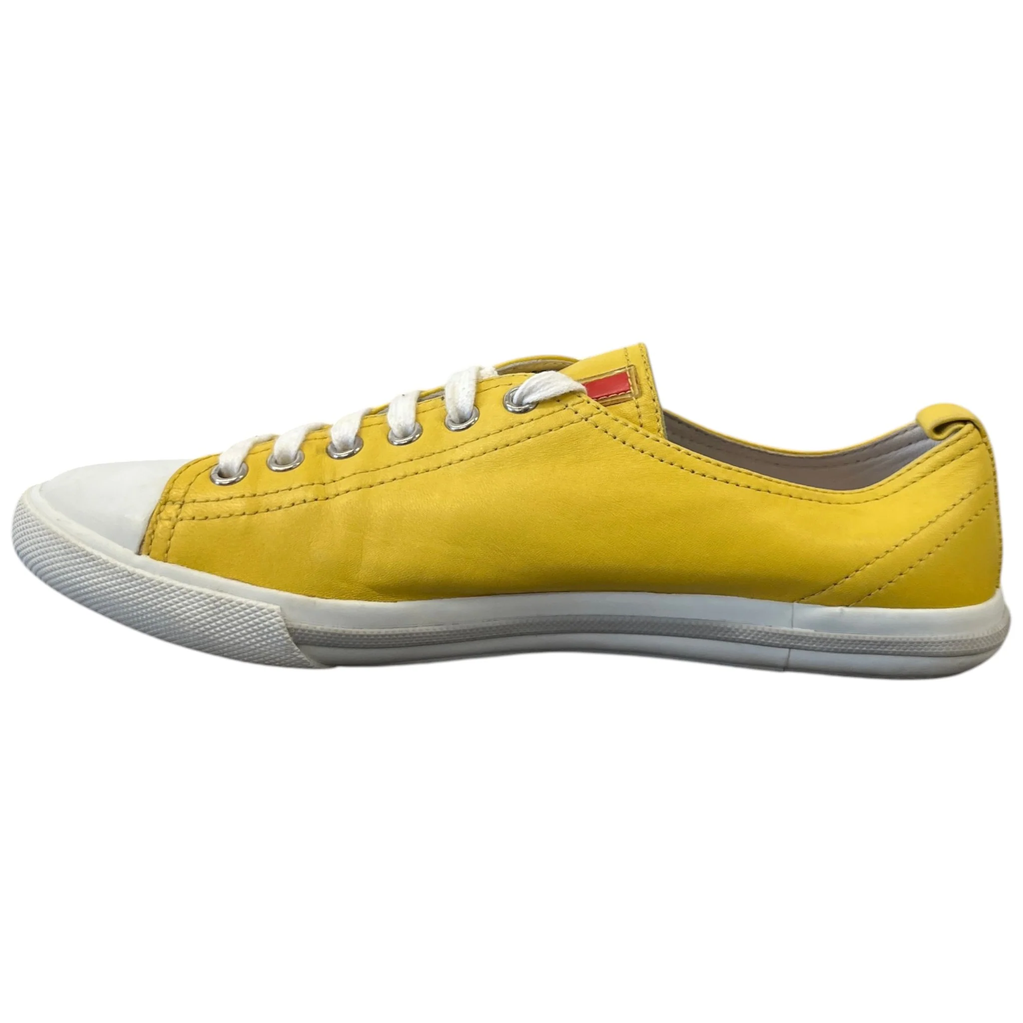 Women's Linea Rossa Low Trainers Yellow Size EU 37 / UK 4 - Image 2