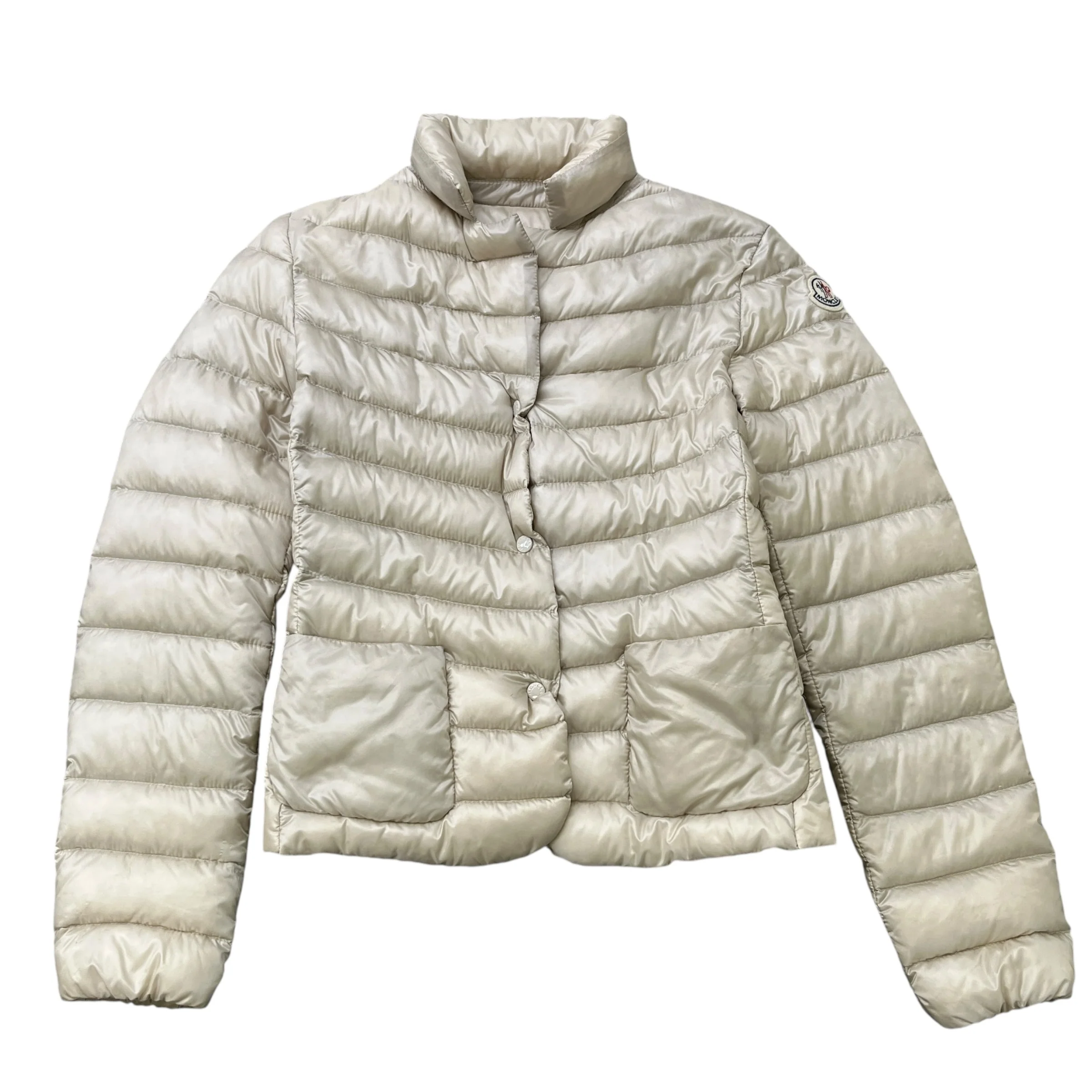 Women's Lisette Girls Age 12 Down Jacket Cream Size XXS